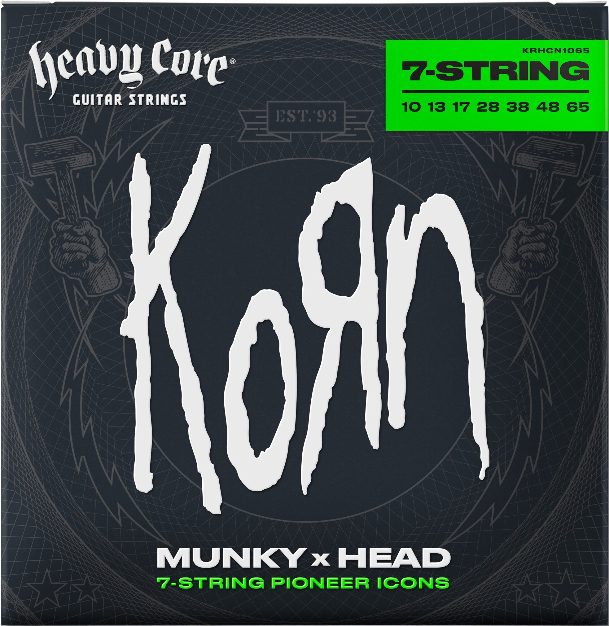 Dunlop Heavy Core Korn Guitar Strings 1 Dunlop Heavy Core Korn Guitar Strings