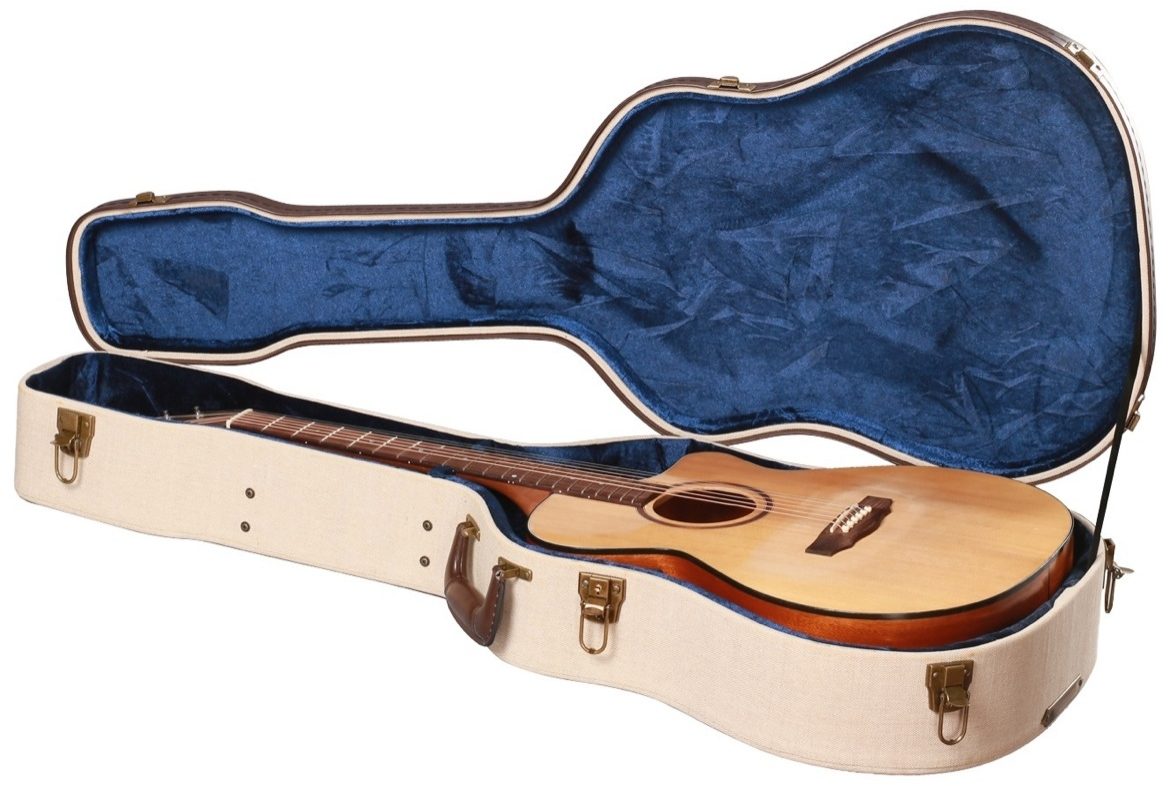 Gator Journeyman Acoustic Guitar Deluxe Wood Case 6 Gator Journeyman Acoustic Guitar Deluxe Wood Case