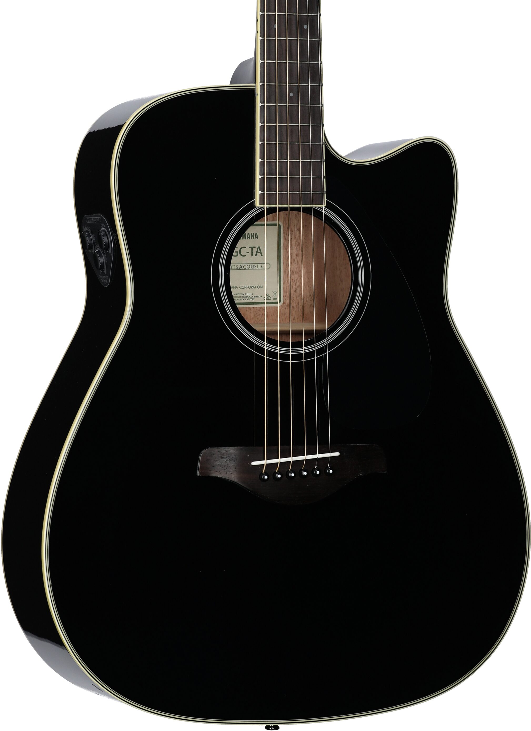 Yamaha FGC-TA Cutaway TransAcoustic Guitar