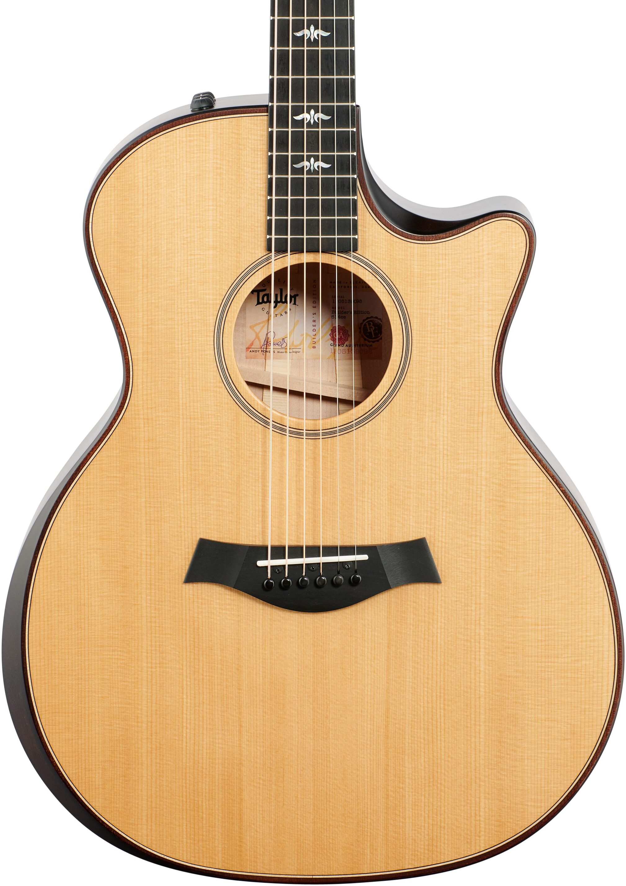 Taylor Builder's Edition 614ce Acoustic-Electric Guitar 5 Taylor Builder's Edition 614ce Acoustic-Electric Guitar