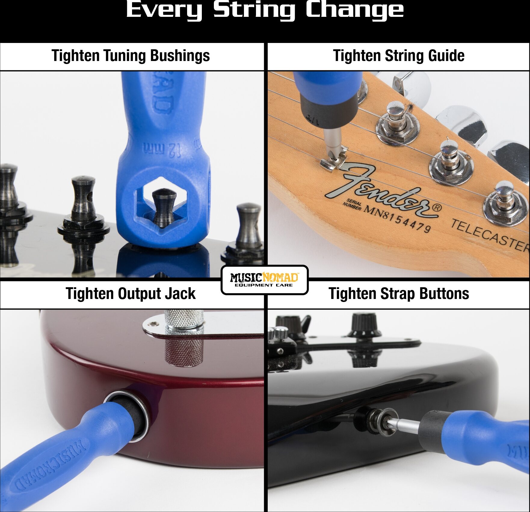 Music Nomad MN218 String Change Tool Kit 5 Music Nomad MN218 String Change Tool Kit