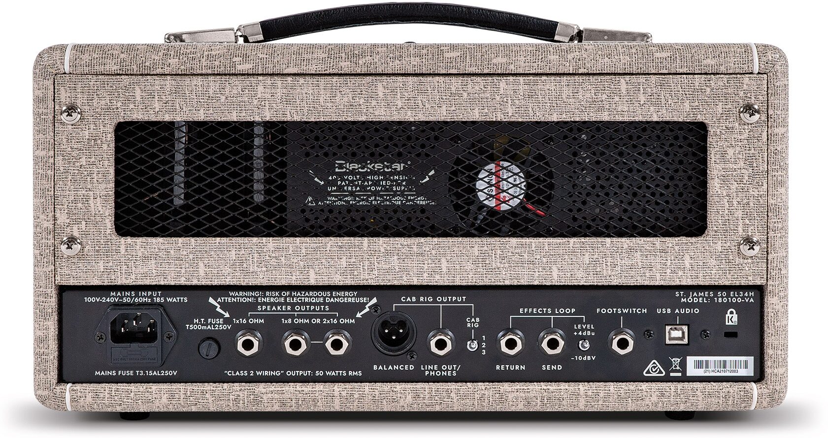 Blackstar St. James 50 EL34 Guitar Amplifier Head (50 Watts) 3 Blackstar St. James 50 EL34 Guitar Amplifier Head (50 Watts)