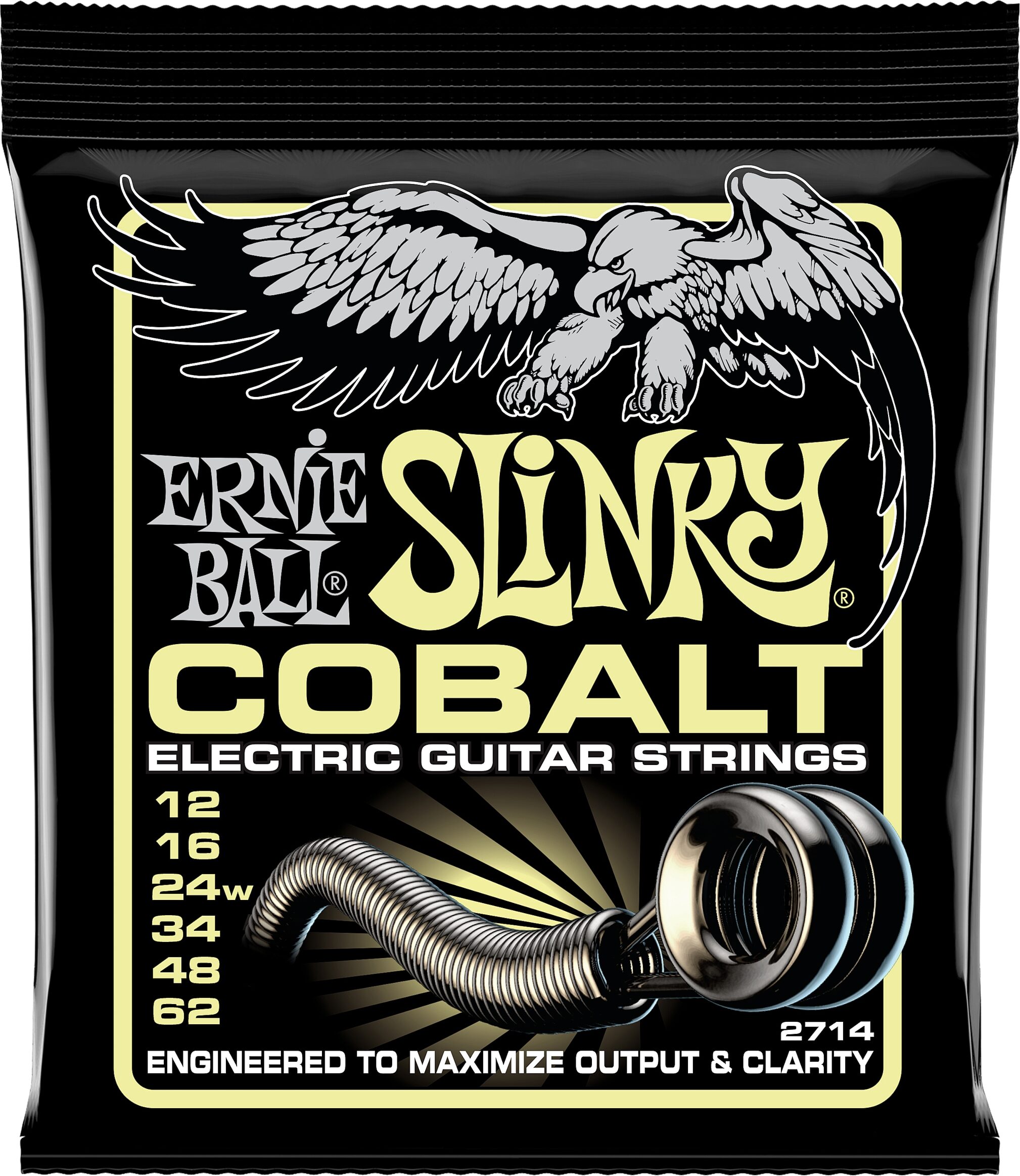 Ernie Ball Mammoth Slinky Cobalt Electric Guitar String Set (12-62) 1 Ernie Ball Mammoth Slinky Cobalt Electric Guitar String Set (12-62)