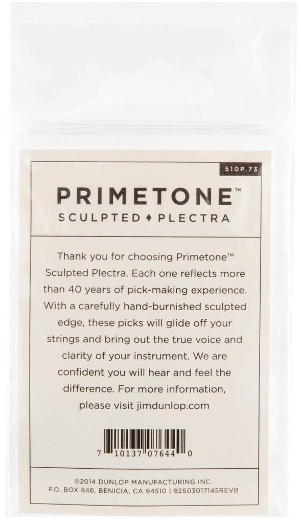 Dunlop 510P Primetone Standard Guitar Picks 3 Dunlop 510P Primetone Standard Guitar Picks