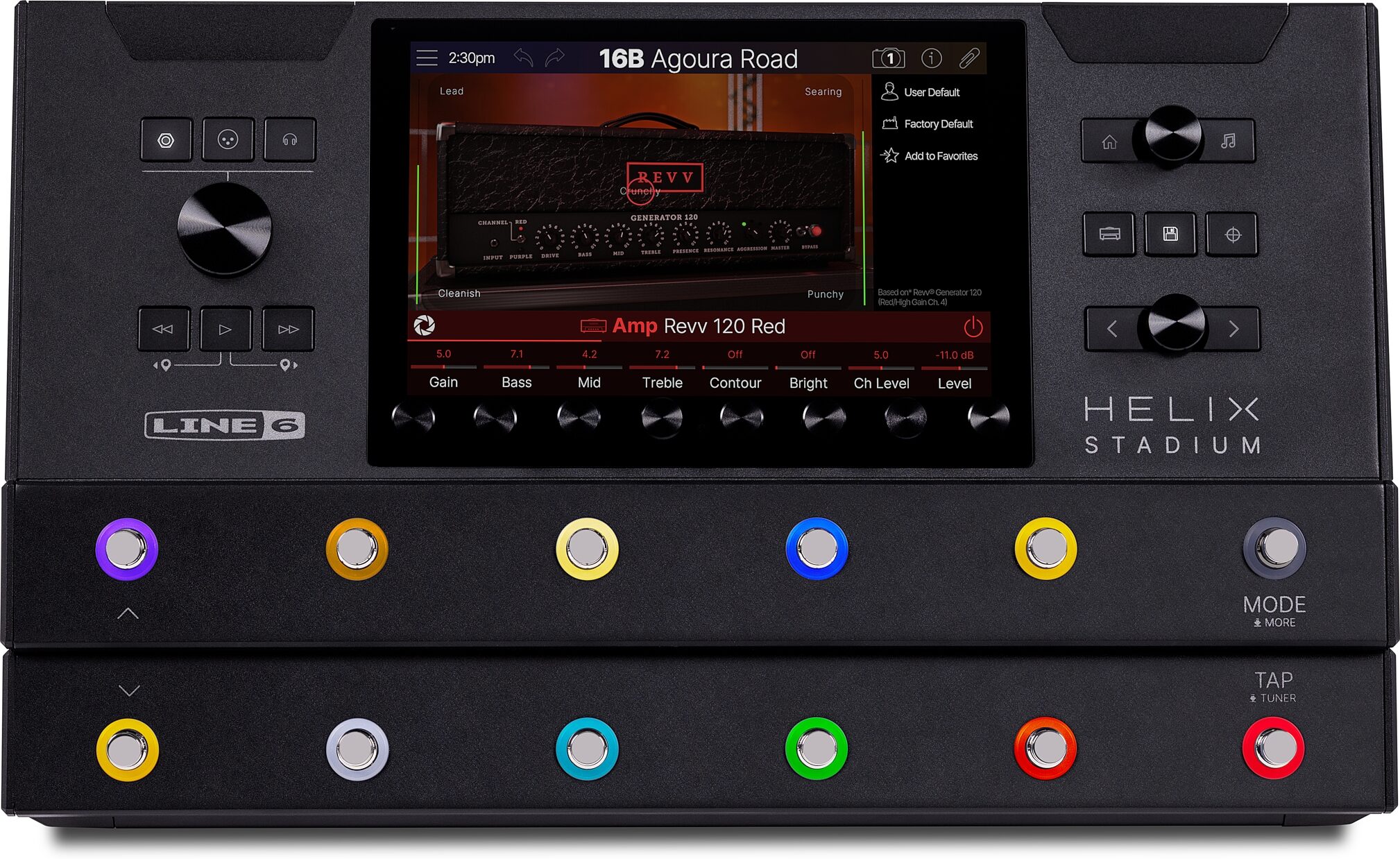 Line 6 Helix Stadium Floor Multi-Effects Processor Pedal