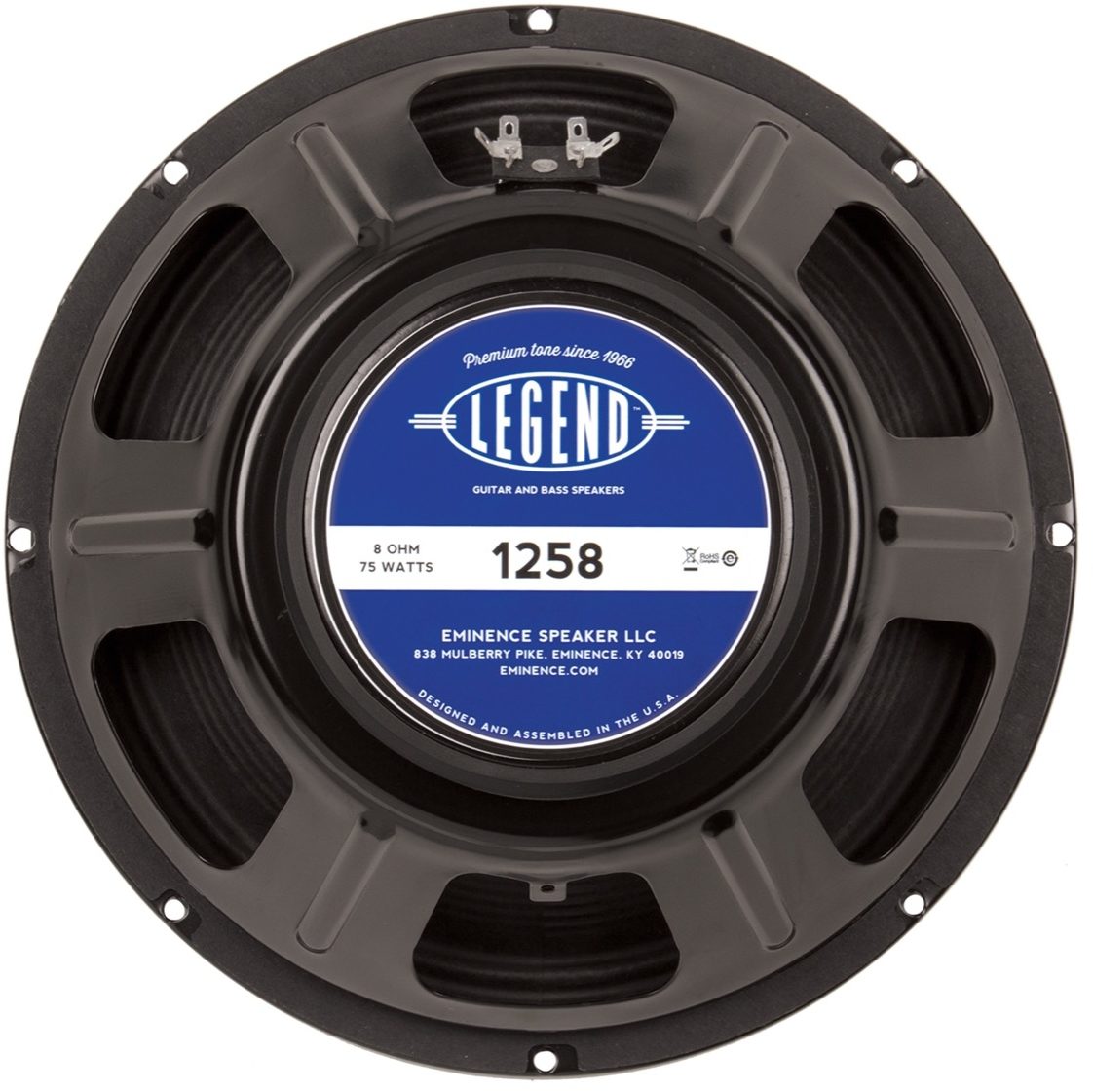 Eminence Guitar Legend 125 Speaker (75 Watts, 12") 1 Eminence Guitar Legend 125 Speaker (75 Watts, 12")