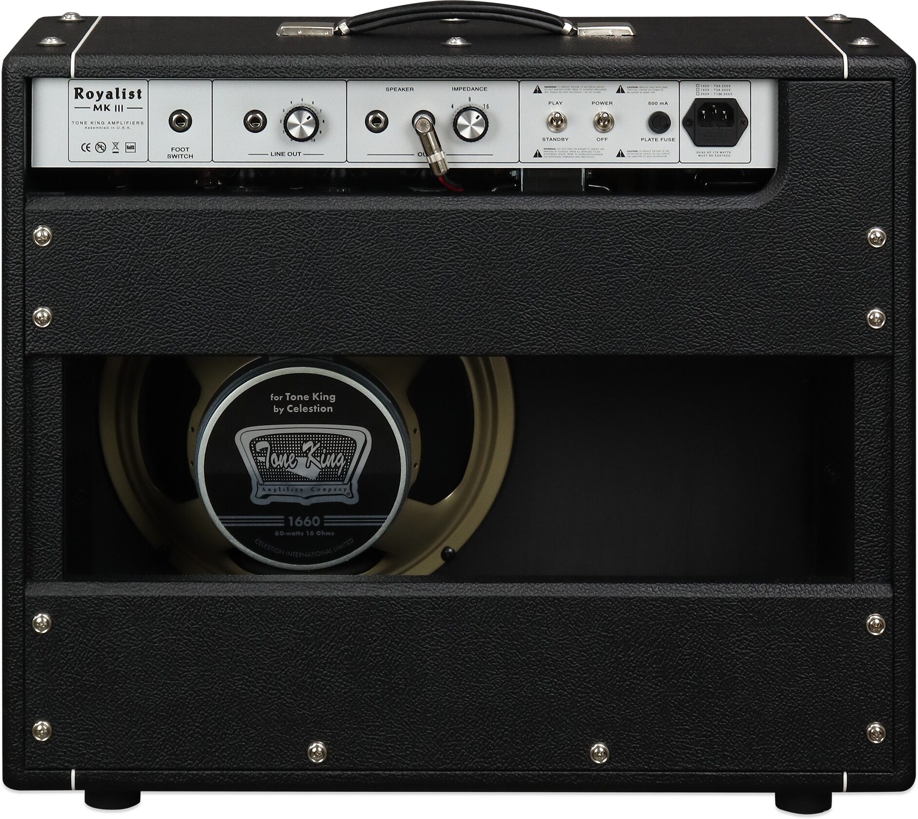 Tone King Royalist MKIII All-Tube Guitar Combo Amplifier (40 Watts, 1x12") 4 Tone King Royalist MKIII All-Tube Guitar Combo Amplifier (40 Watts, 1x12")