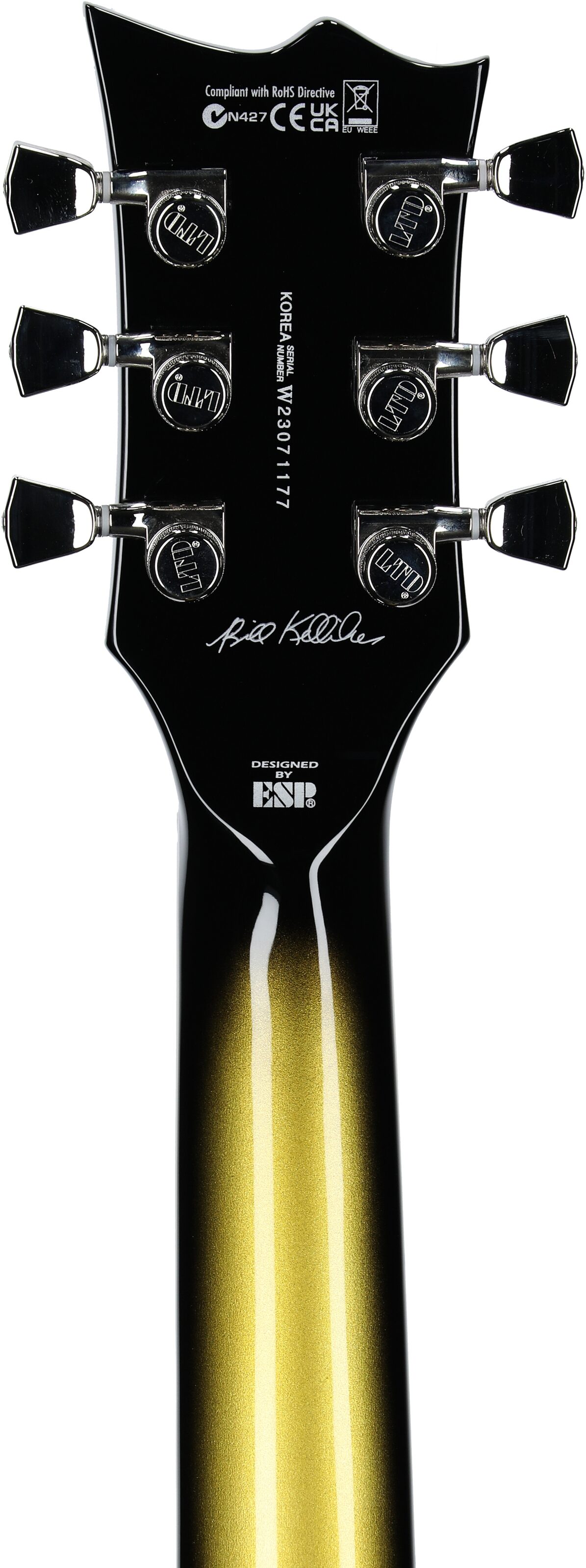 ESP LTD Bill Kelliher BK-600 Electric Guitar (with Case) 8 ESP LTD Bill Kelliher BK-600 Electric Guitar (with Case)