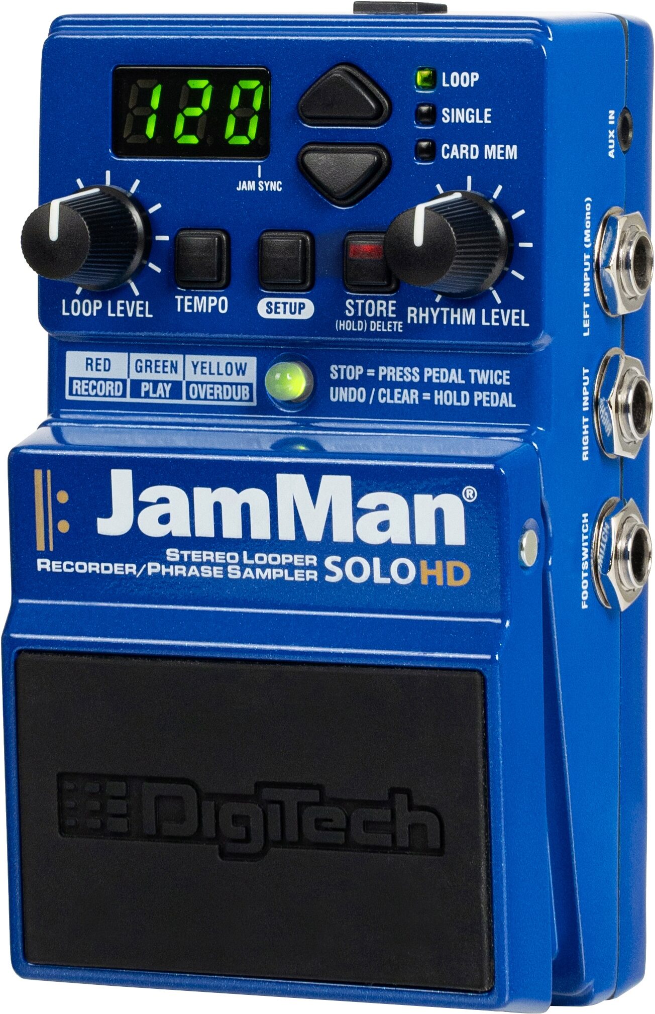 DigiTech JamMan Solo HD Looper Pedal 6 DigiTech JamMan Solo HD Looper Pedal