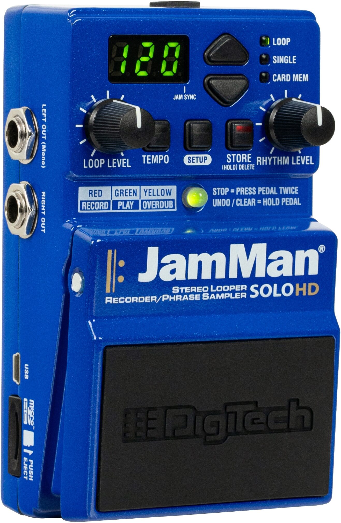 DigiTech JamMan Solo HD Looper Pedal 8 DigiTech JamMan Solo HD Looper Pedal