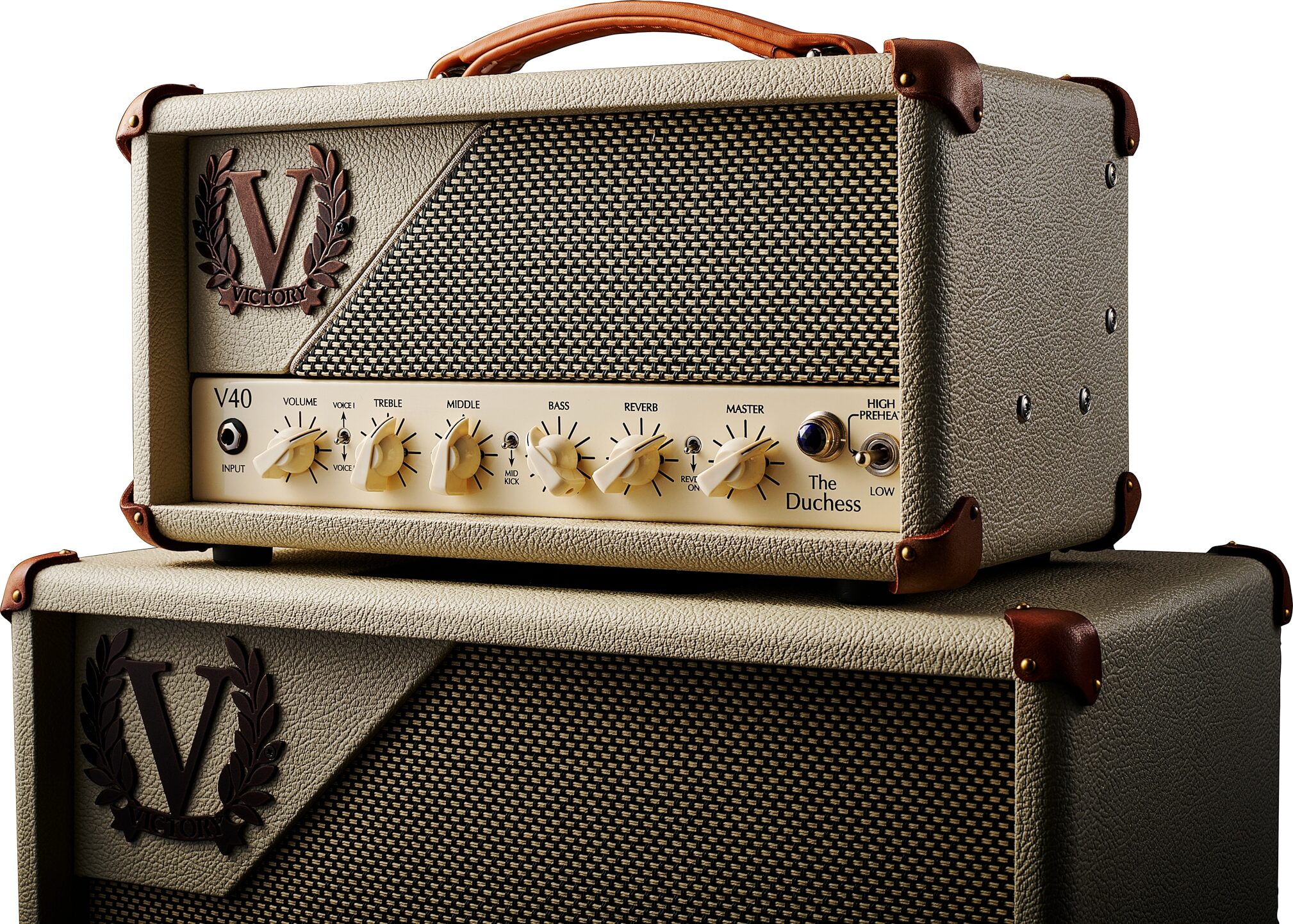 Victory V40 Duchess Guitar Amplifier Head, Wooden Sleeve (40 Watts) 5 Victory V40 Duchess Guitar Amplifier Head, Wooden Sleeve (40 Watts)