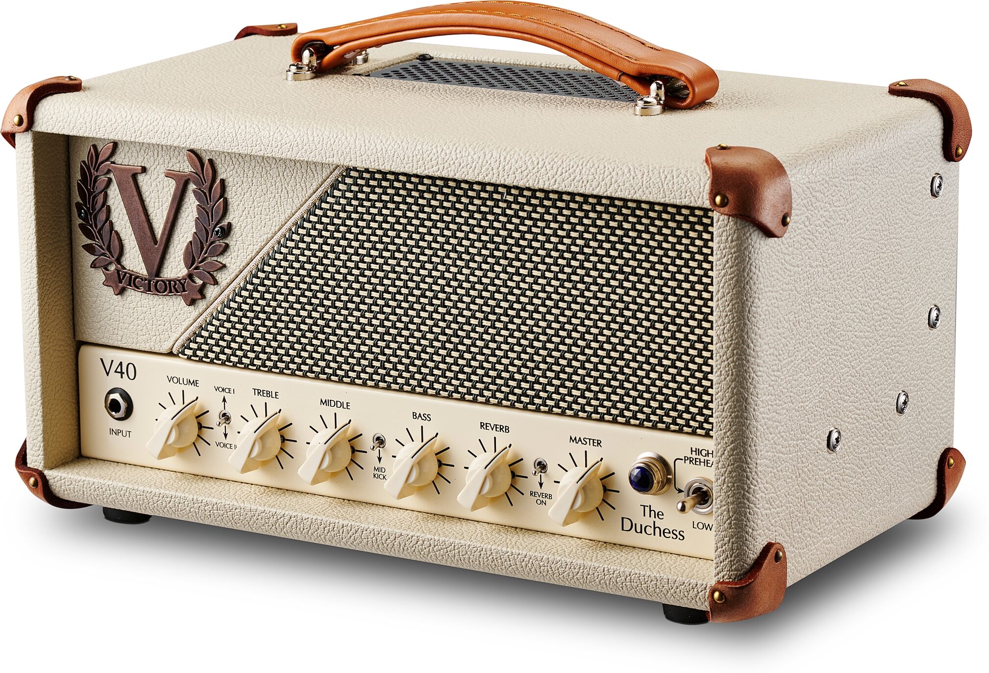 Victory V40 Duchess Guitar Amplifier Head, Wooden Sleeve (40 Watts) 8 Victory V40 Duchess Guitar Amplifier Head, Wooden Sleeve (40 Watts)