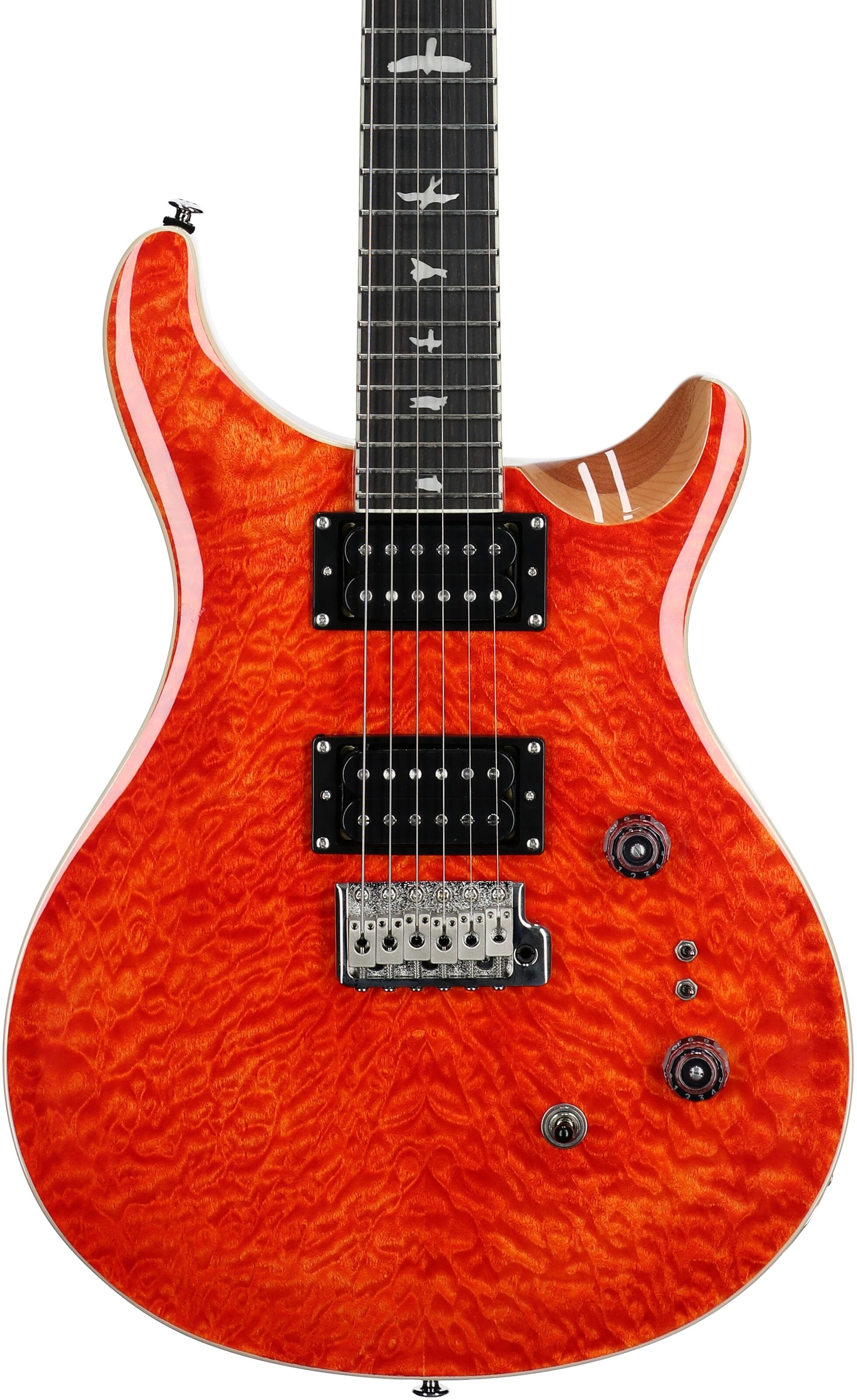 PRS Paul Reed Smith SE Custom 24-08 Quilt Electric Guitar (with Gig Bag)