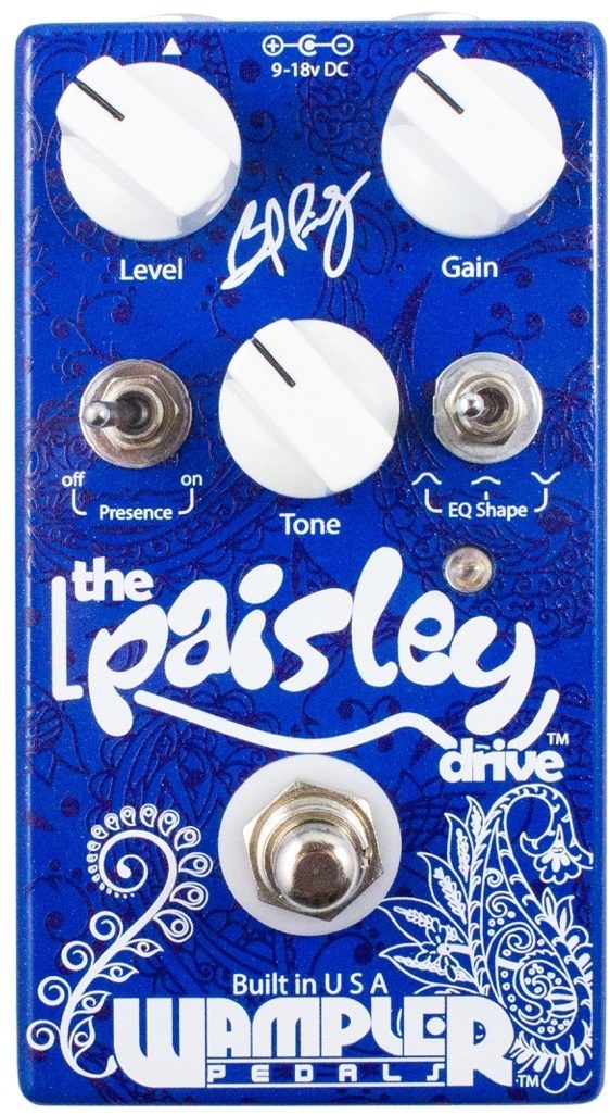 Wampler Paisley Drive V2 Overdrive Pedal 2 Wampler Paisley Drive V2 Overdrive Pedal