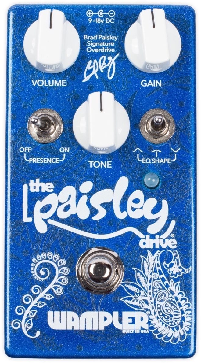 Wampler Paisley Drive V2 Overdrive Pedal 3 Wampler Paisley Drive V2 Overdrive Pedal
