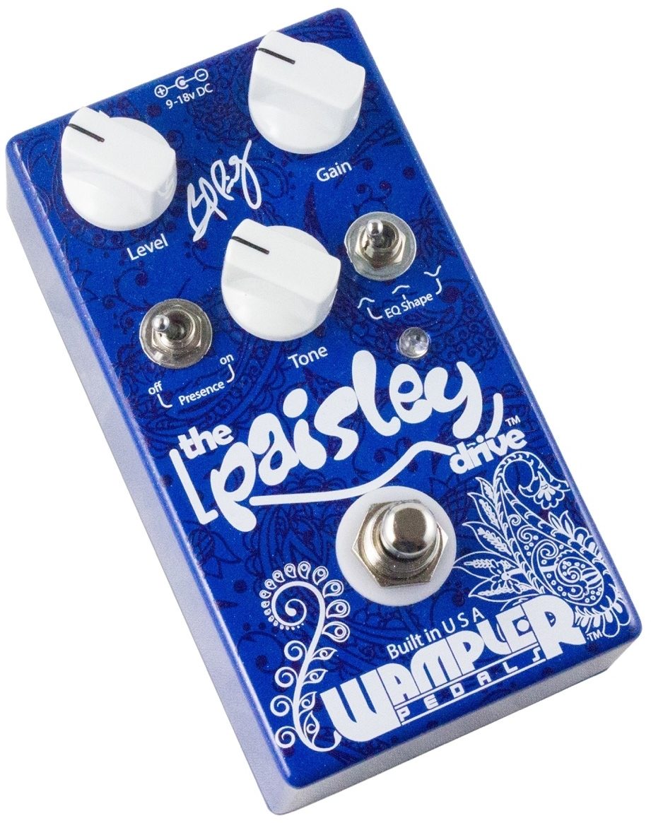 Wampler Paisley Drive V2 Overdrive Pedal 1 Wampler Paisley Drive V2 Overdrive Pedal