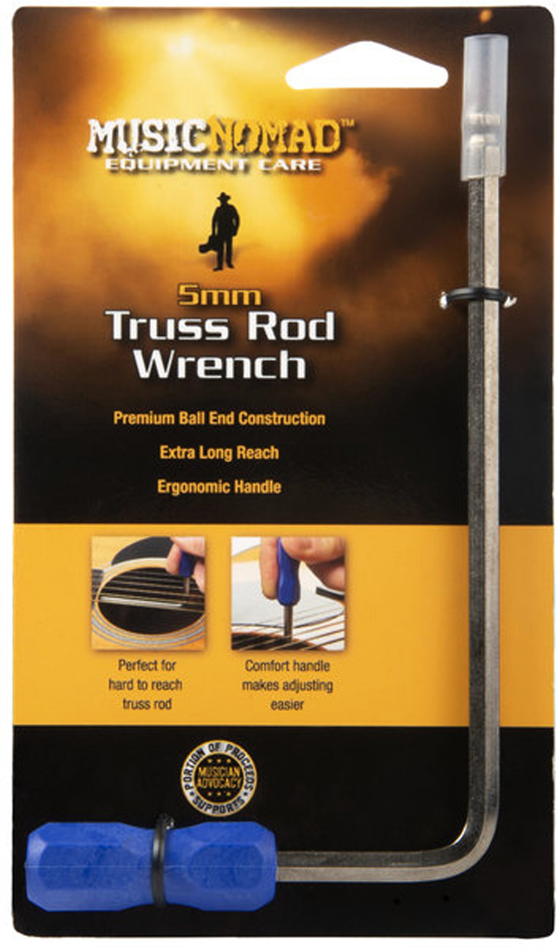 Music Nomad MN236 Premium Truss Rod Wrench: 5mm for Martin Guitars 2 Music Nomad MN236 Premium Truss Rod Wrench: 5mm for Martin Guitars