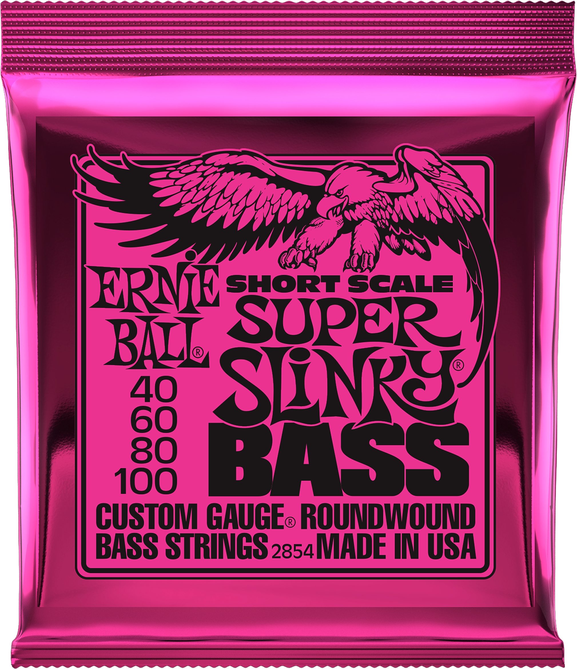 Ernie Ball Super Slinky Nickel Wound Short Scale Electric Bass Strings