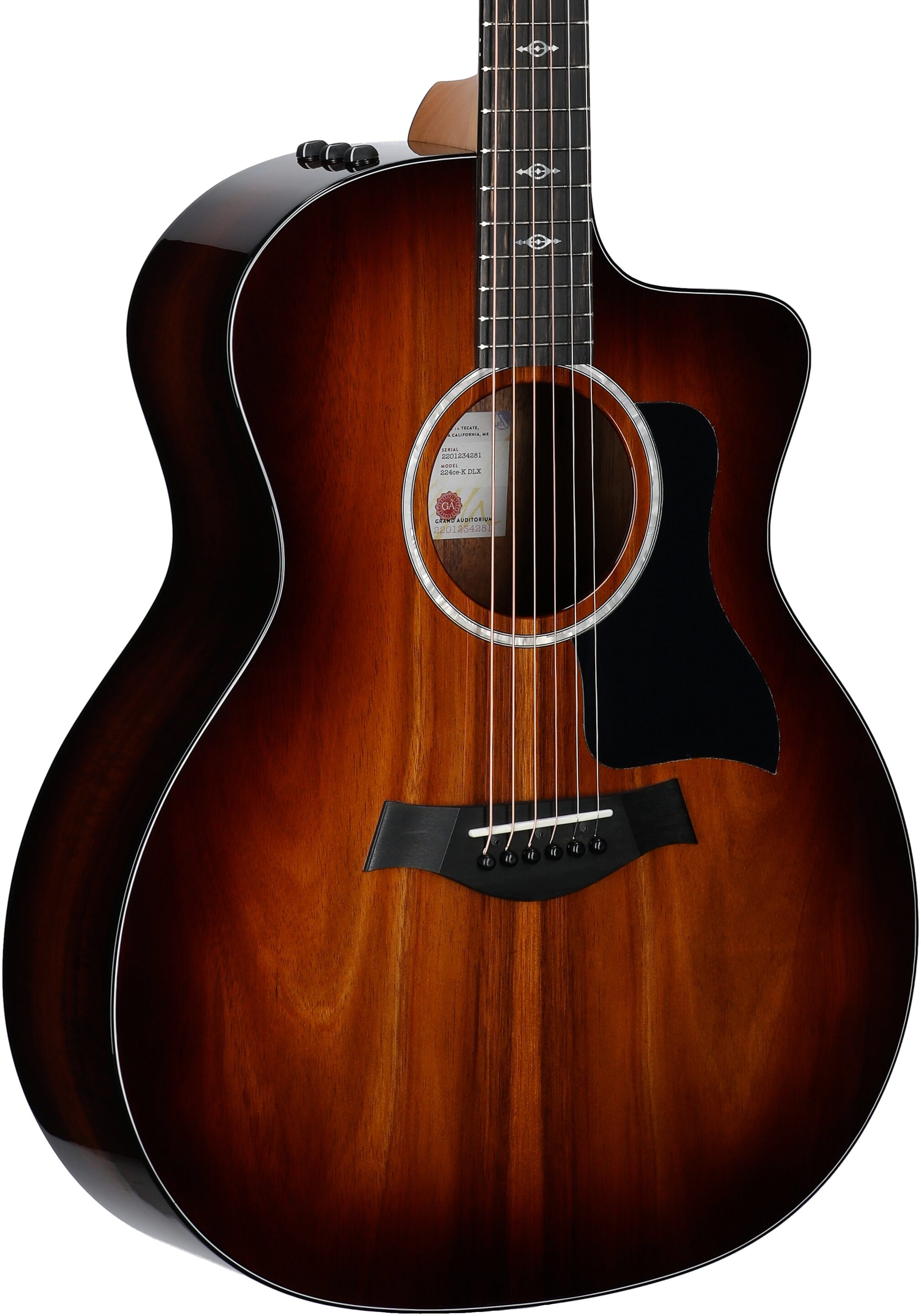 Taylor 224ce-K DLX Grand Auditorium Acoustic-Electric Guitar (with Case)