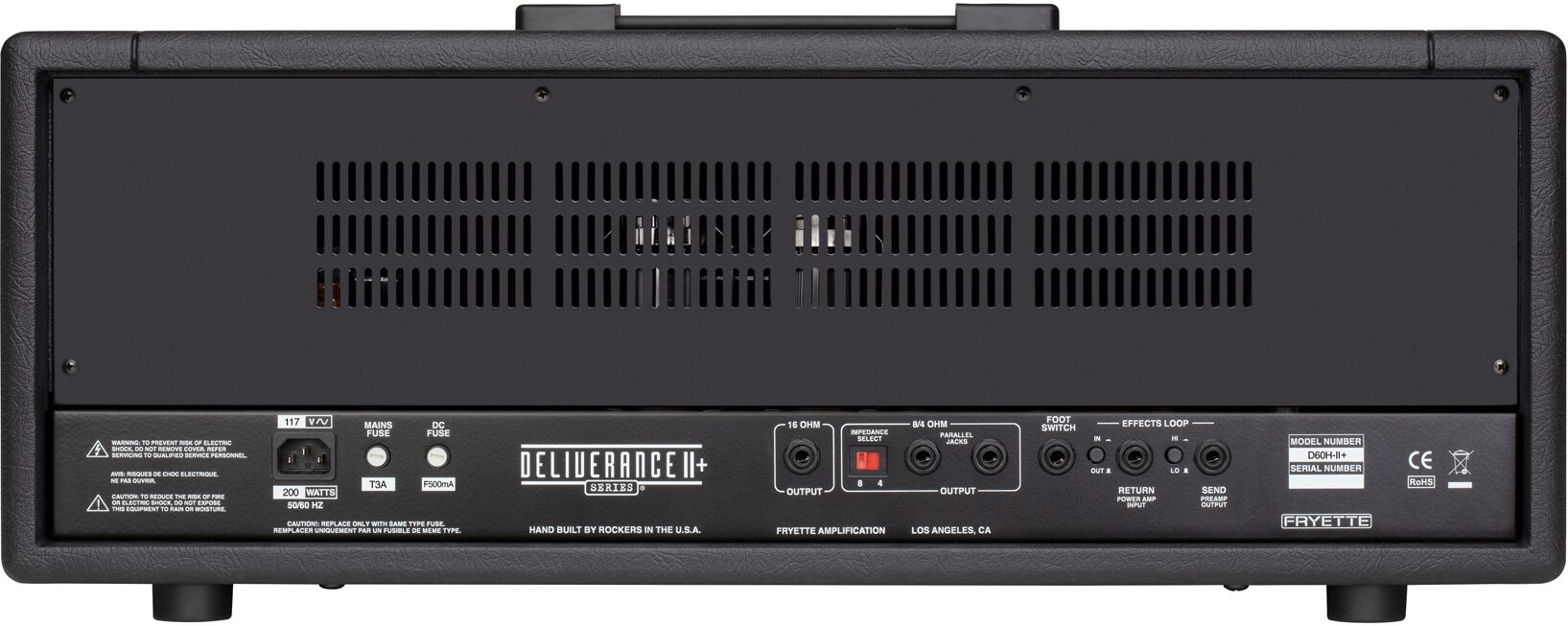 Fryette Deliverance II+ Sixty Guitar Amplifier Head (60 Watts) 4 Fryette Deliverance II+ Sixty Guitar Amplifier Head (60 Watts)