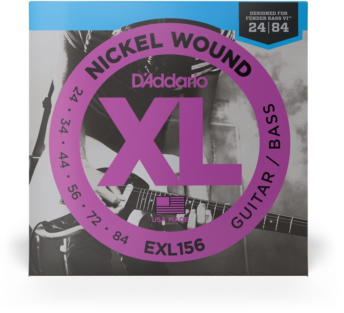D'Addario EXL156 Nickel Wound Fender Bass VI Strings 3 D'Addario EXL156 Nickel Wound Fender Bass VI Strings