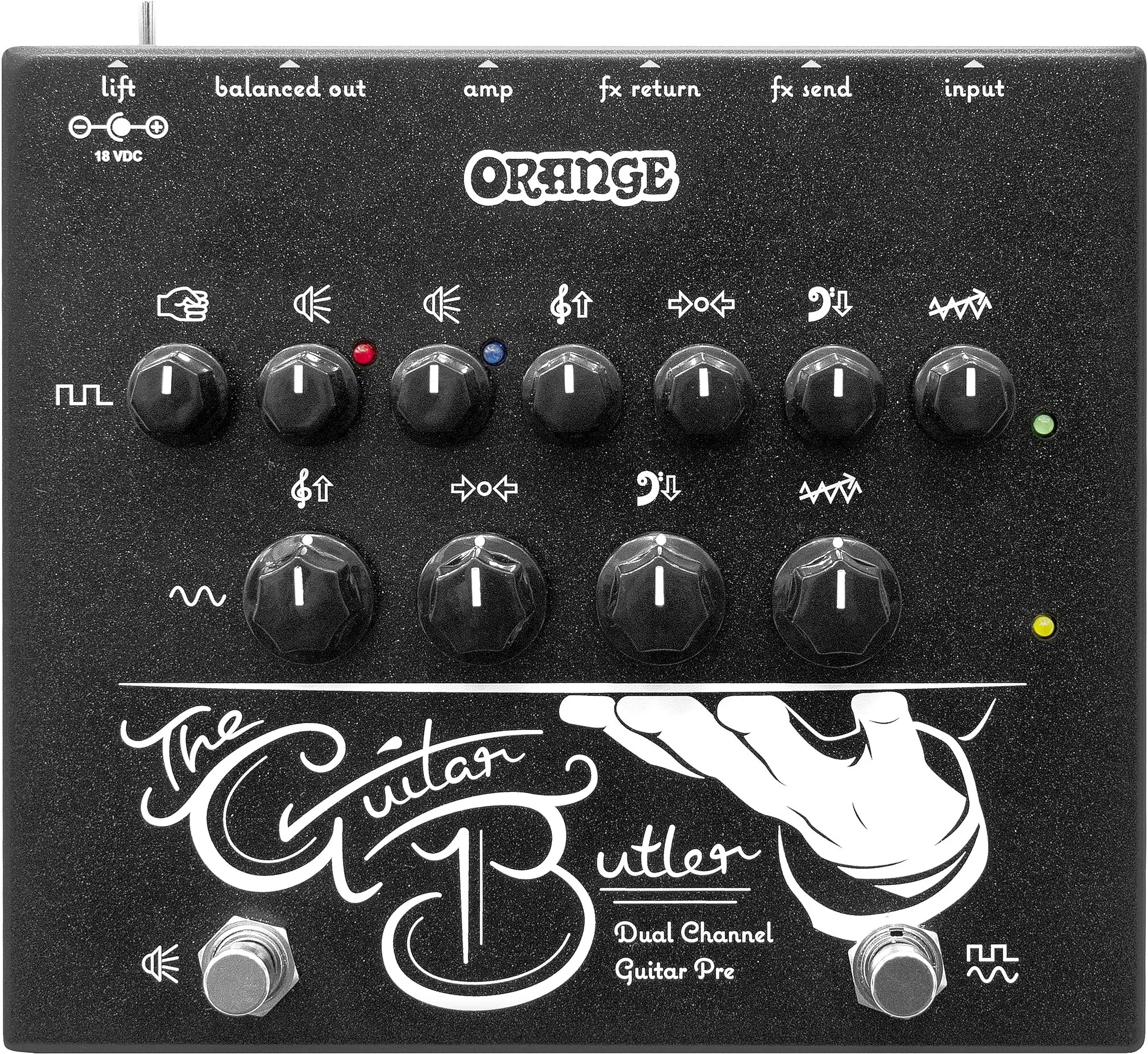 Orange Guitar Butler Dual Channel Guitar Preamp Pedal 11 Orange Guitar Butler Dual Channel Guitar Preamp Pedal