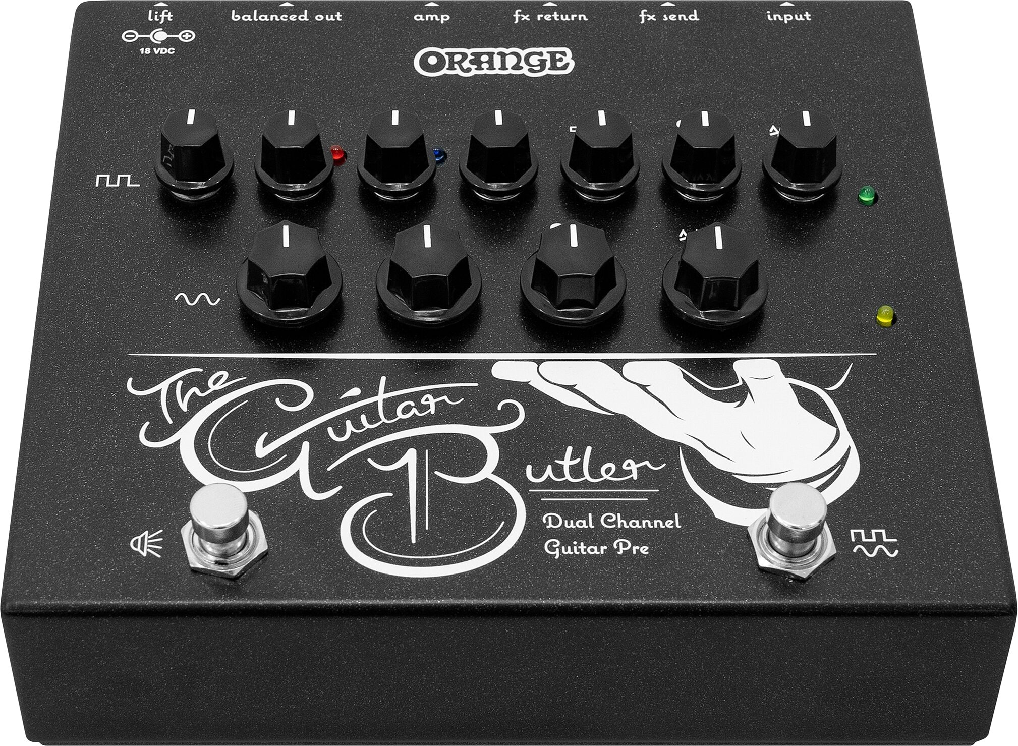 Orange Guitar Butler Dual Channel Guitar Preamp Pedal 12 Orange Guitar Butler Dual Channel Guitar Preamp Pedal