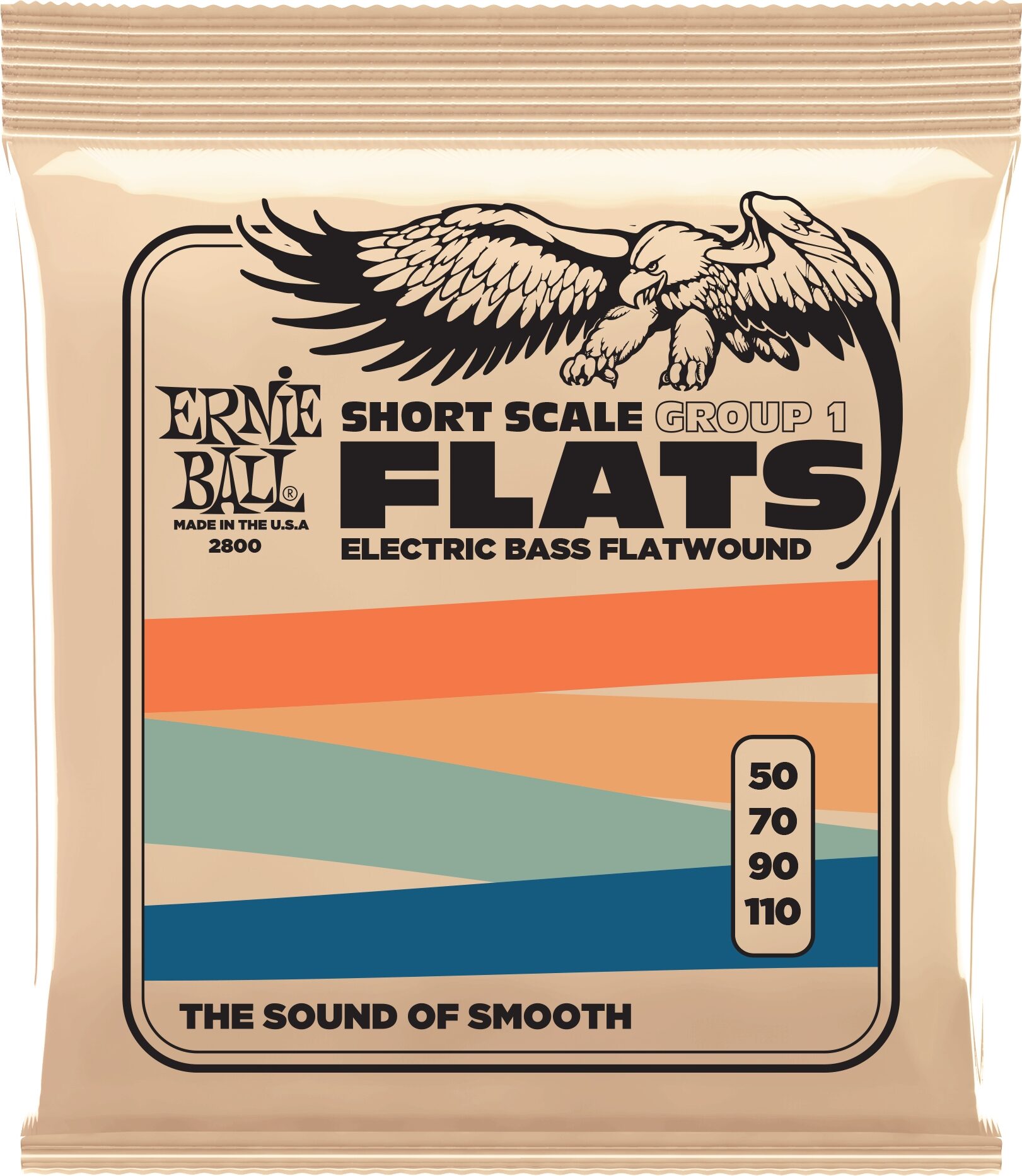 Ernie Ball Flatwound Short Scale Electric Bass Strings 1 Ernie Ball Flatwound Short Scale Electric Bass Strings