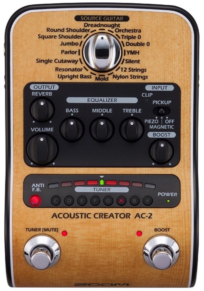 Zoom AC-2 Acoustic Creator Enhanced Direct Box