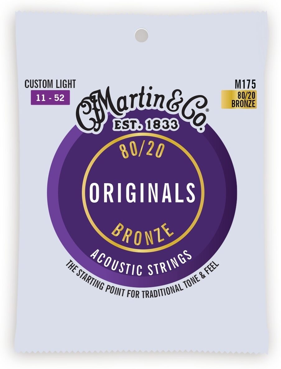 Martin M175 Original Acoustic Guitar Strings 1 Martin M175 Original Acoustic Guitar Strings