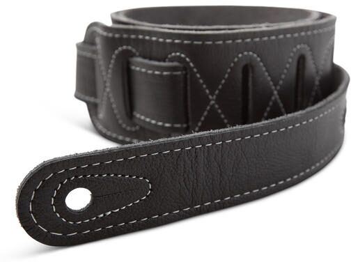 Taylor 2.5" Suede Back Black Leather Guitar Strap 7 Taylor 2.5" Suede Back Black Leather Guitar Strap