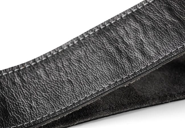 Taylor 2.5" Suede Back Black Leather Guitar Strap 8 Taylor 2.5" Suede Back Black Leather Guitar Strap