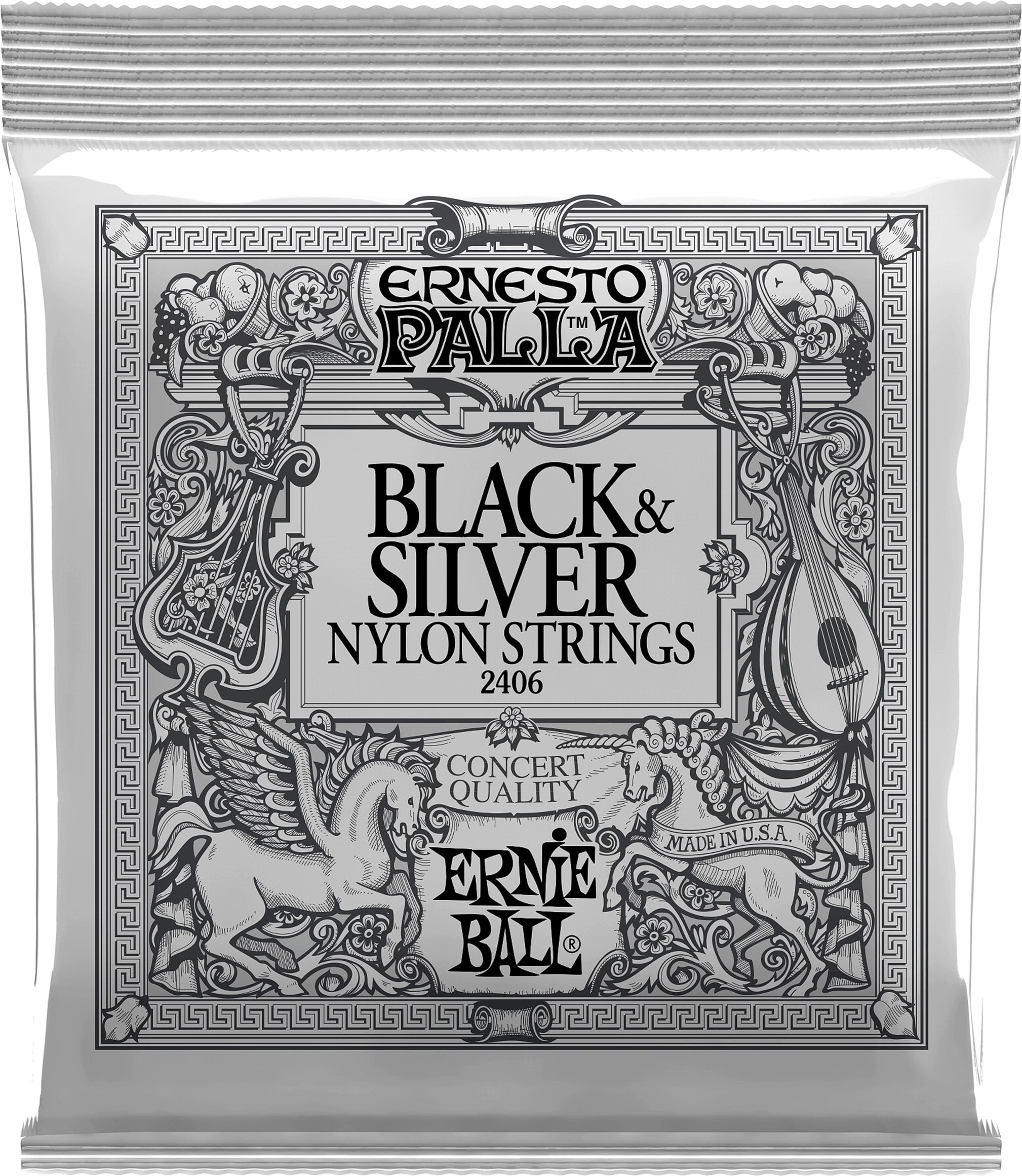 Ernie Ball Ernesto Palla Nylon Classical Guitar Strings, Ball-End