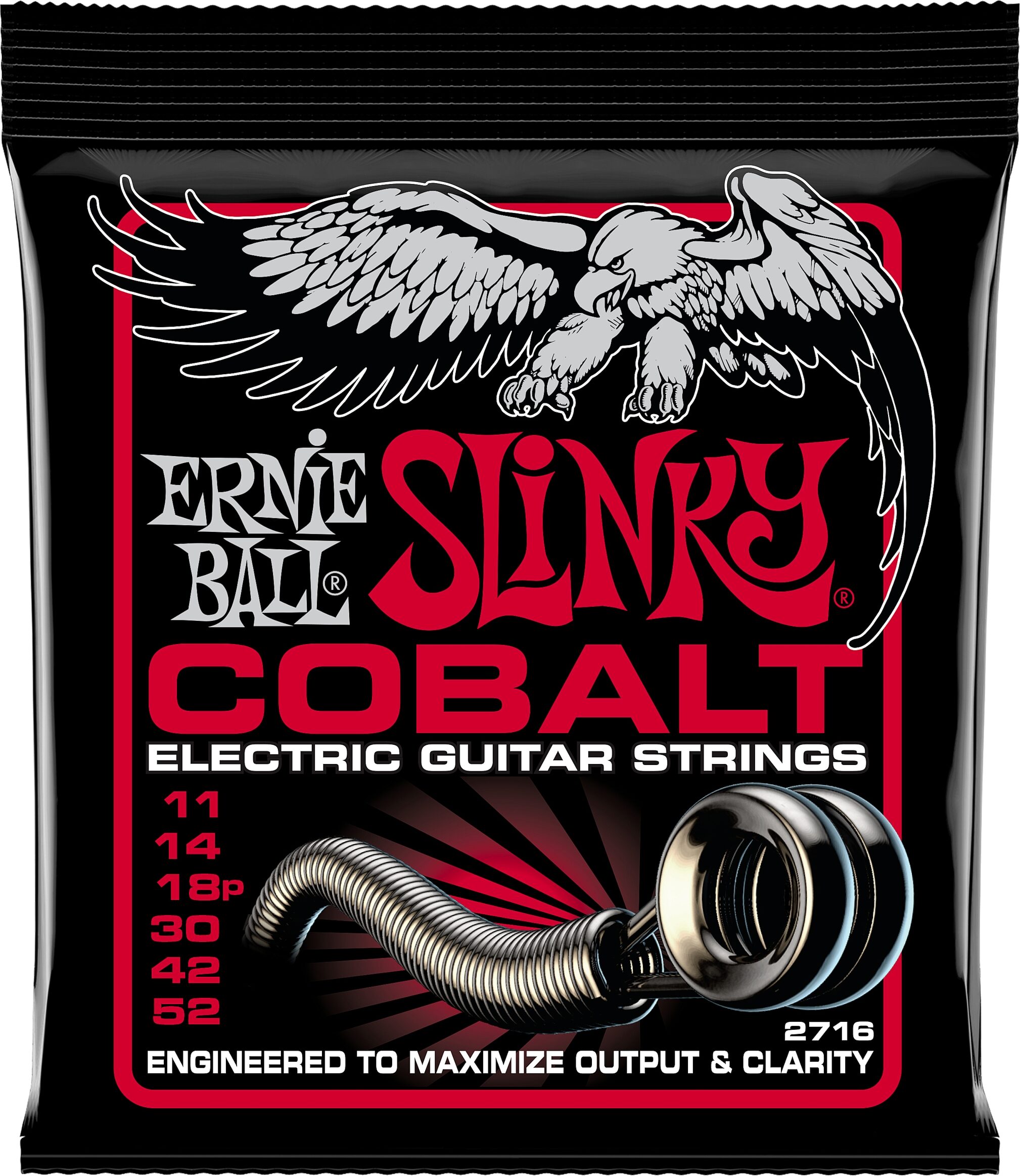 Ernie Ball Burly Slinky Cobalt Electric Guitar String Set (11-52) 1 Ernie Ball Burly Slinky Cobalt Electric Guitar String Set (11-52)