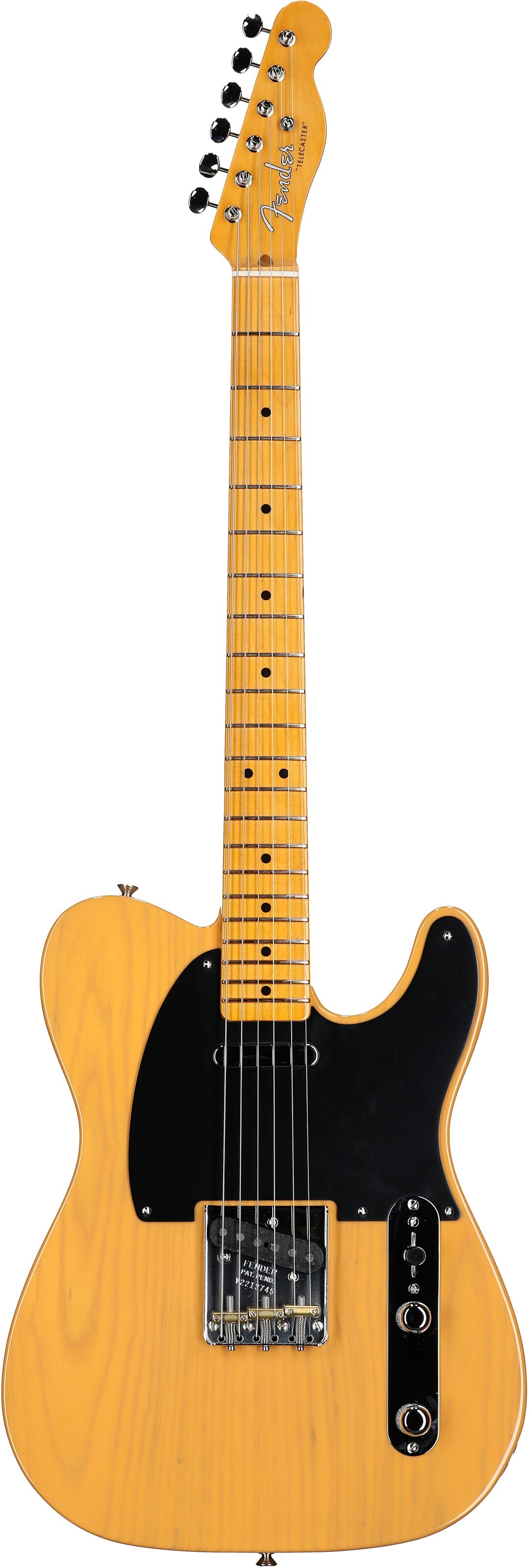 Fender American Vintage II 1951 Telecaster Electric Guitar, Maple Fingerboard (with Case) 2 Fender American Vintage II 1951 Telecaster Electric Guitar, Maple Fingerboard (with Case)