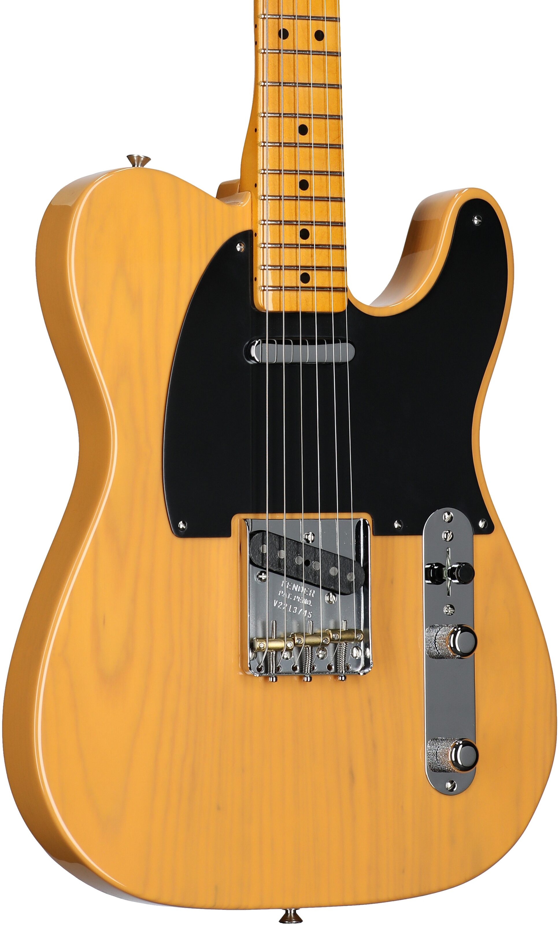 Fender American Vintage II 1951 Telecaster Electric Guitar, Maple Fingerboard (with Case) 1 Fender American Vintage II 1951 Telecaster Electric Guitar, Maple Fingerboard (with Case)