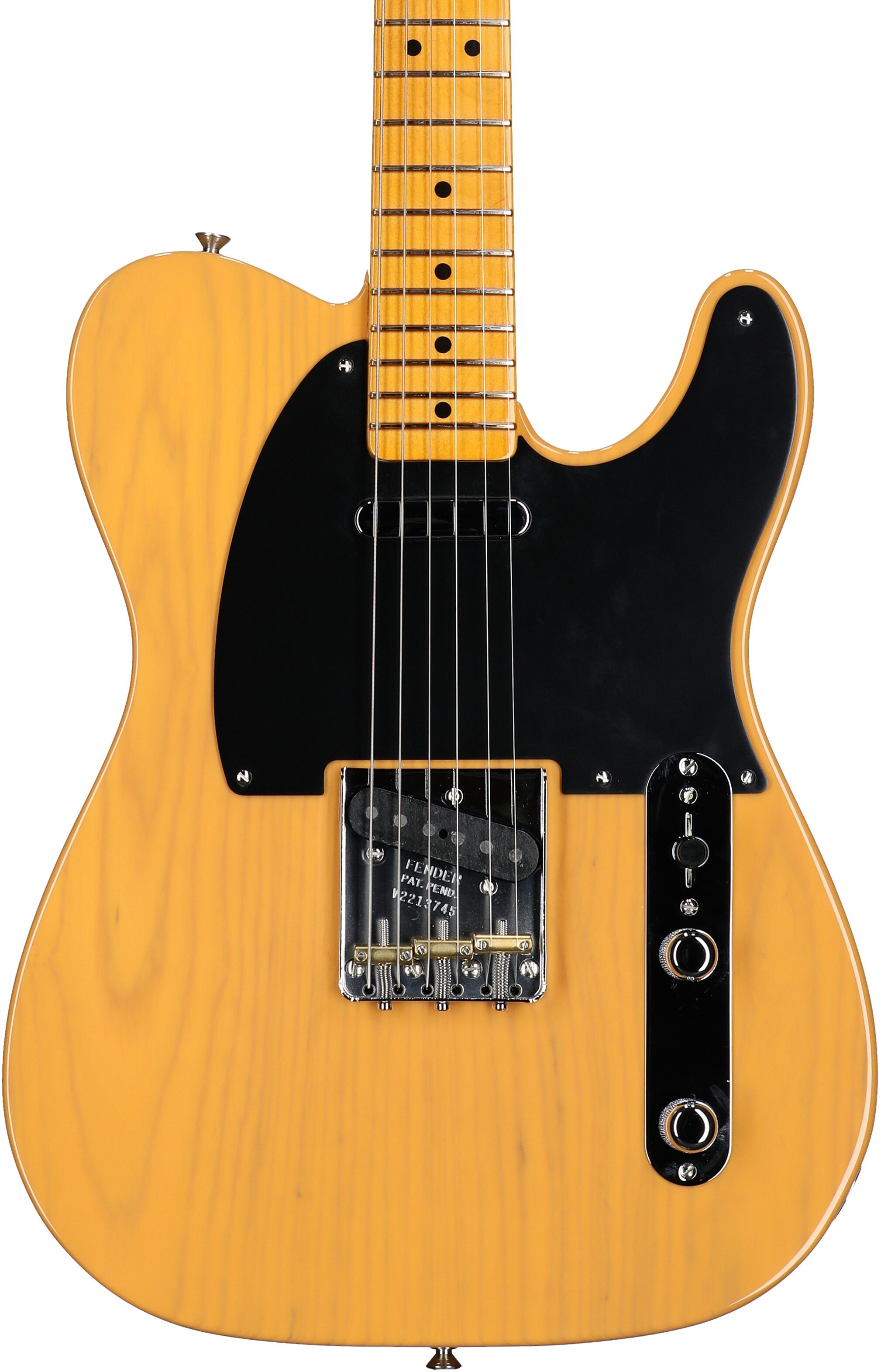 Fender American Vintage II 1951 Telecaster Electric Guitar, Maple Fingerboard (with Case) 5 Fender American Vintage II 1951 Telecaster Electric Guitar, Maple Fingerboard (with Case)