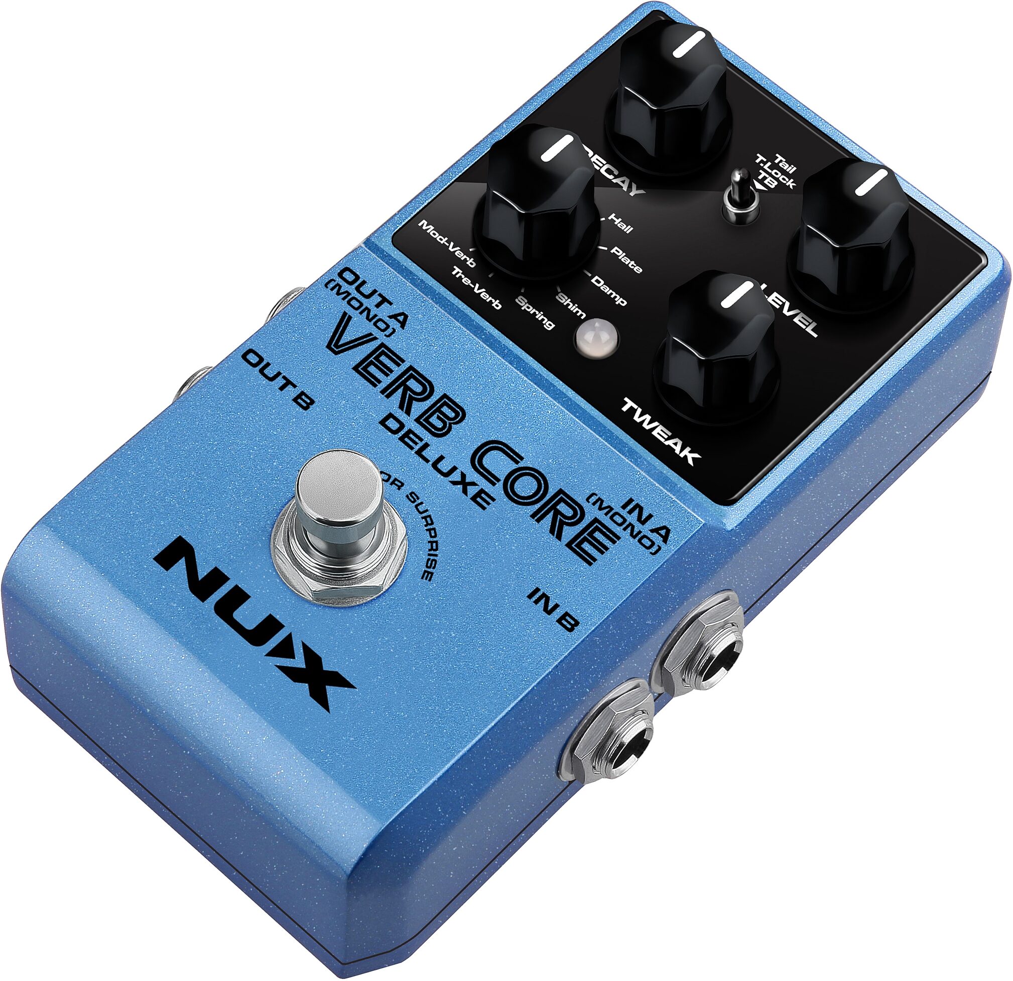 NUX Verb Core Deluxe Multi Reverb Pedal 1 NUX Verb Core Deluxe Multi Reverb Pedal
