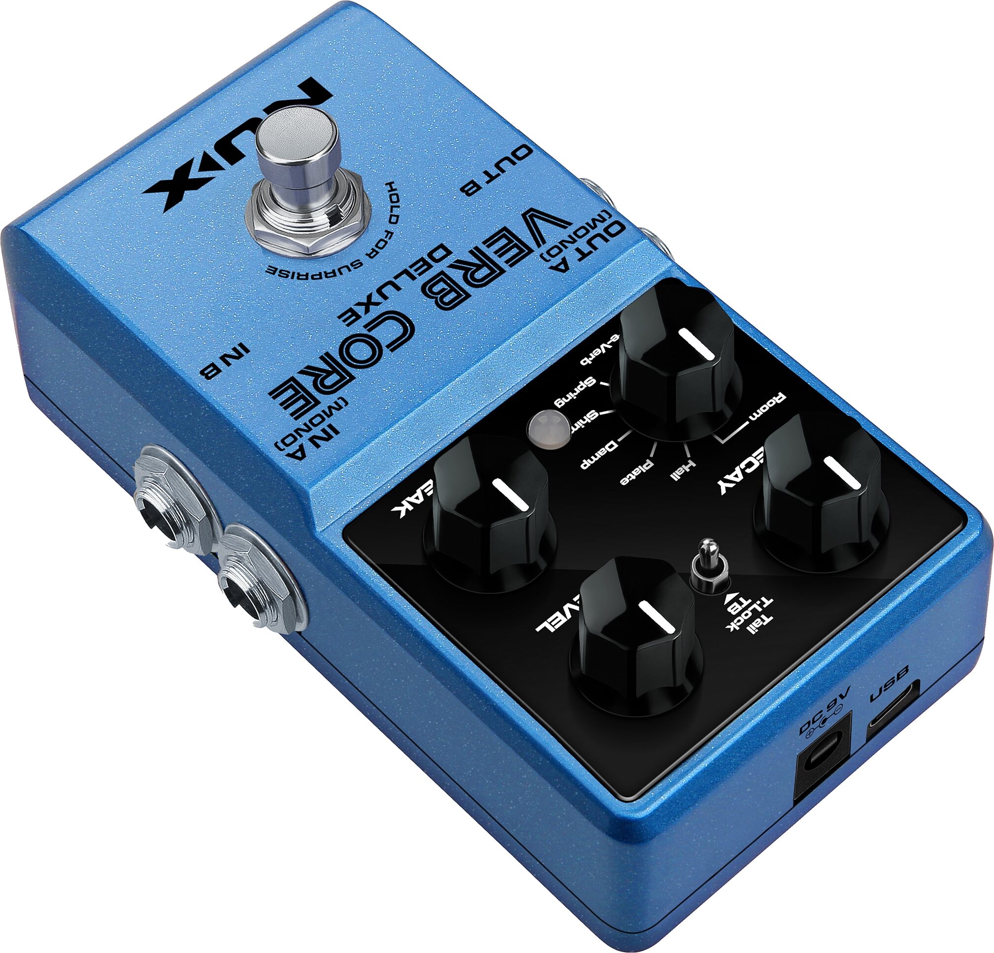 NUX Verb Core Deluxe Multi Reverb Pedal 6 NUX Verb Core Deluxe Multi Reverb Pedal
