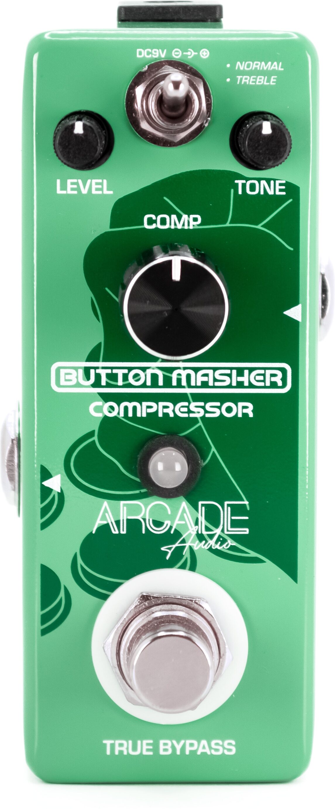 Arcade Audio Button Masher Compressor Pedal