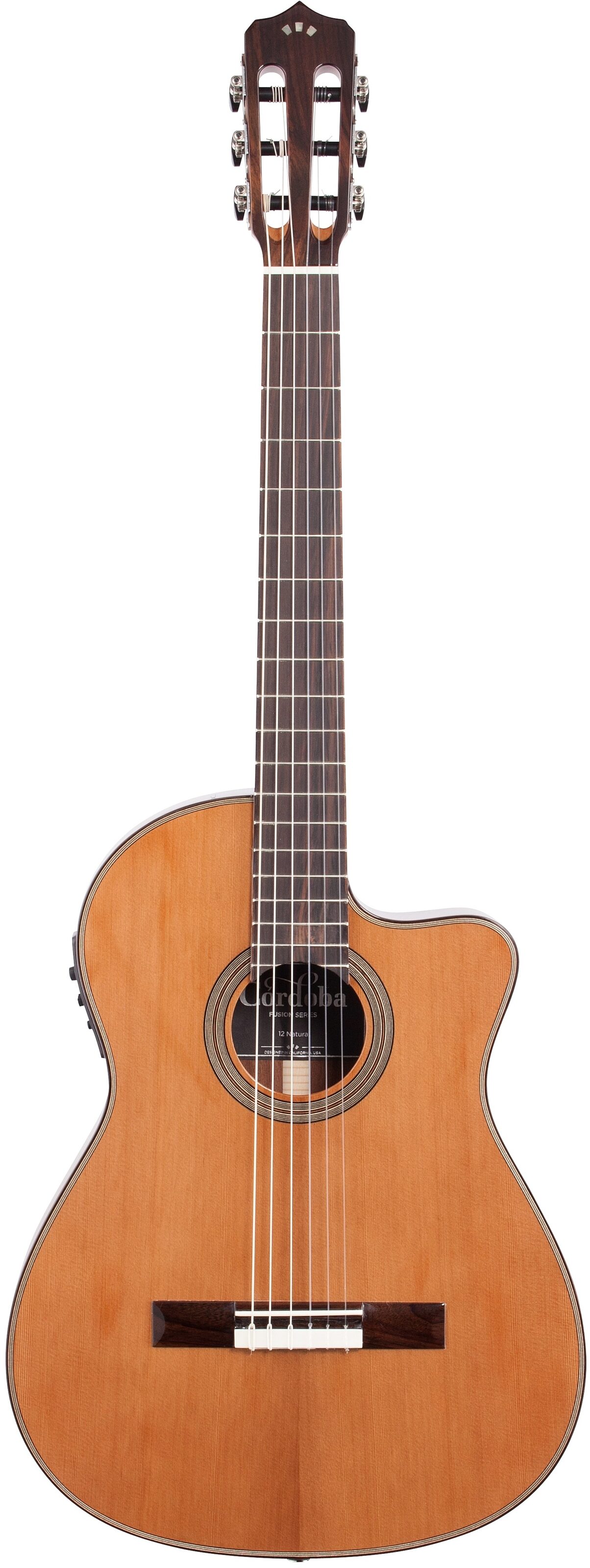 Cordoba Fusion 12 Natural Classical Acoustic-Electric Guitar 2 Cordoba Fusion 12 Natural Classical Acoustic-Electric Guitar