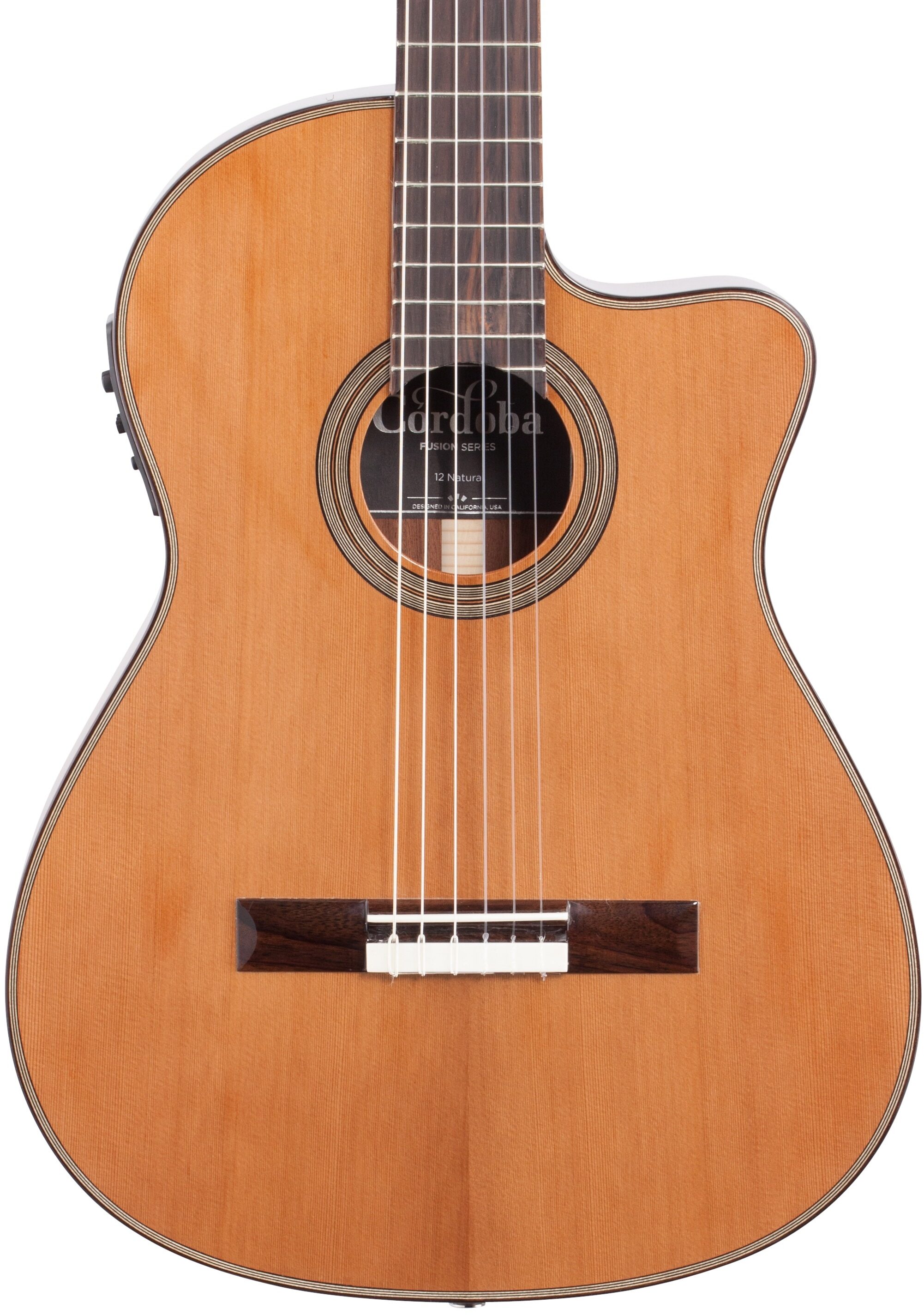 Cordoba Fusion 12 Natural Classical Acoustic-Electric Guitar 5 Cordoba Fusion 12 Natural Classical Acoustic-Electric Guitar