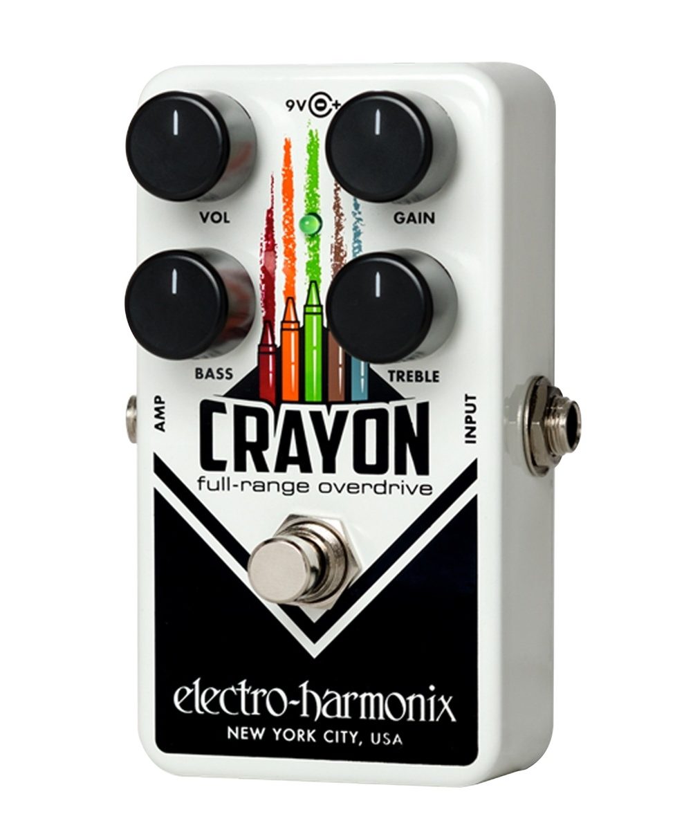 Electro-Harmonix Crayon Full-Range Overdrive Pedal 1 Electro-Harmonix Crayon Full-Range Overdrive Pedal