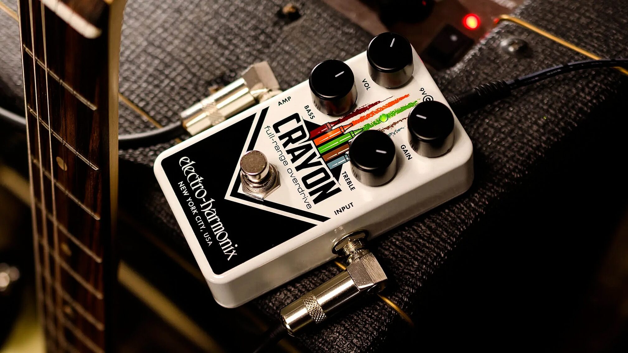 Electro-Harmonix Crayon Full-Range Overdrive Pedal 3 Electro-Harmonix Crayon Full-Range Overdrive Pedal