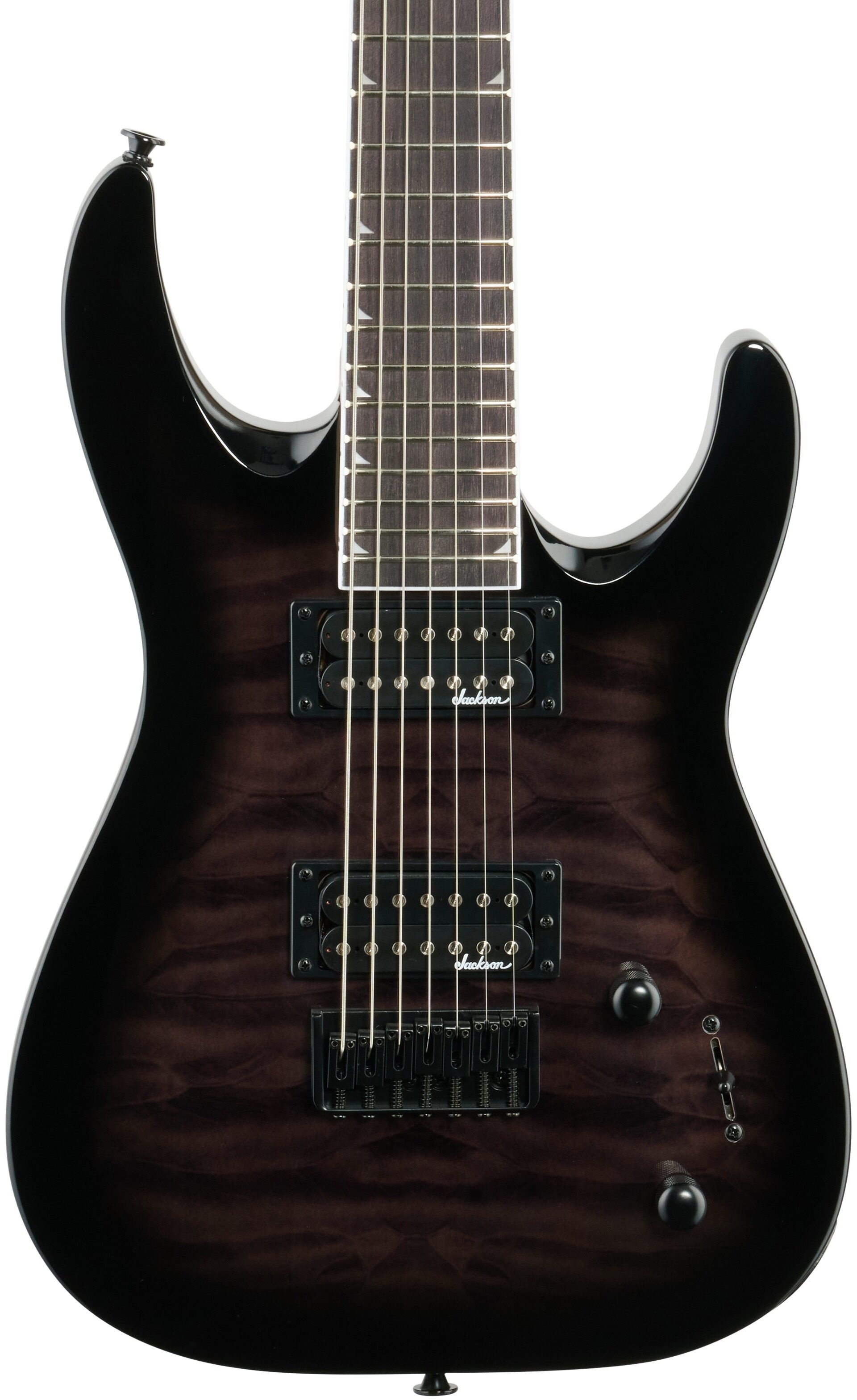 Jackson JS22Q7DKAHT JS Dinky Electric Guitar, 7-String 1 Jackson JS22Q7DKAHT JS Dinky Electric Guitar, 7-String
