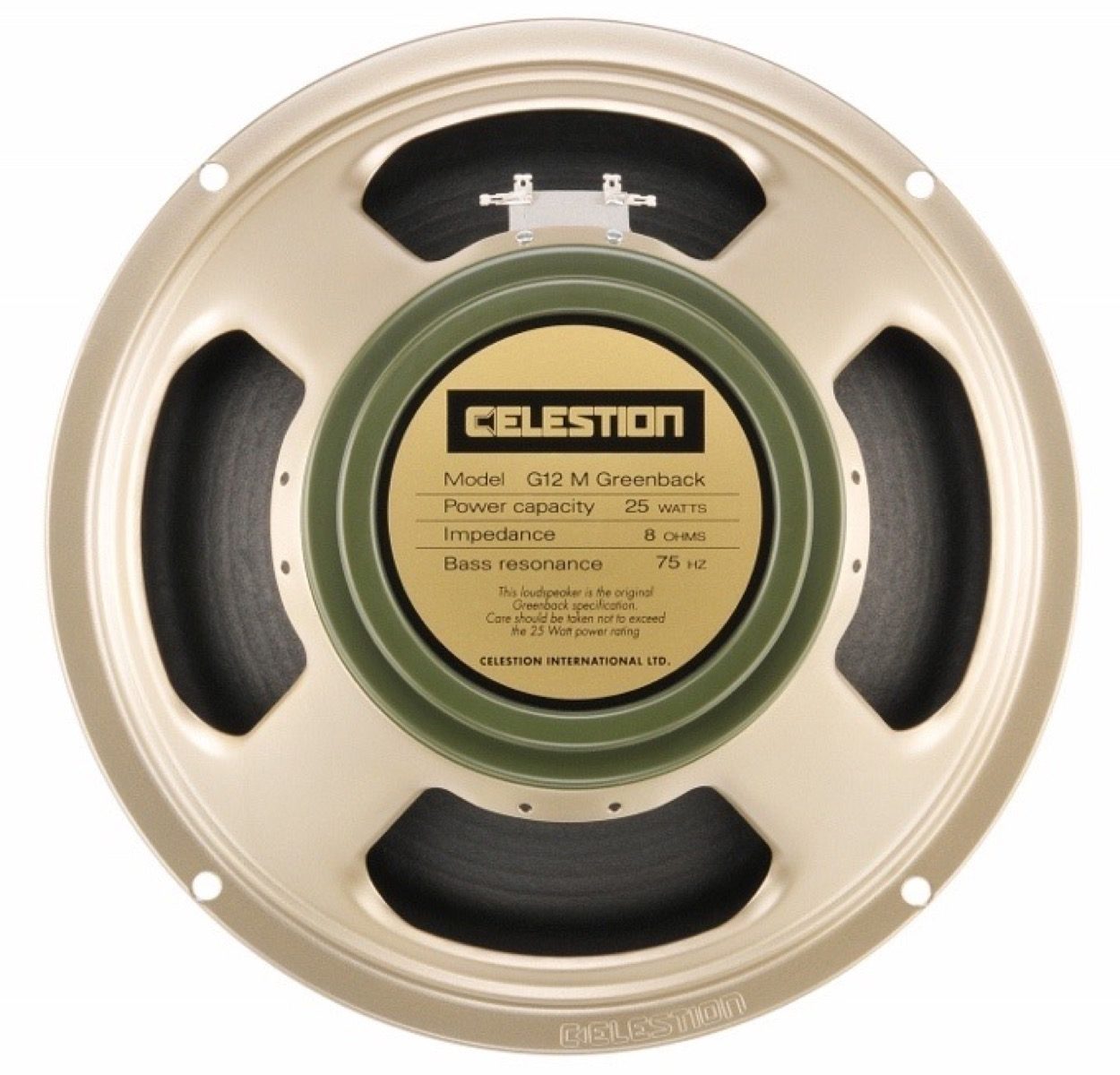 Celestion G12M Greenback Classic Series Guitar Speaker (25 Watts, 12")