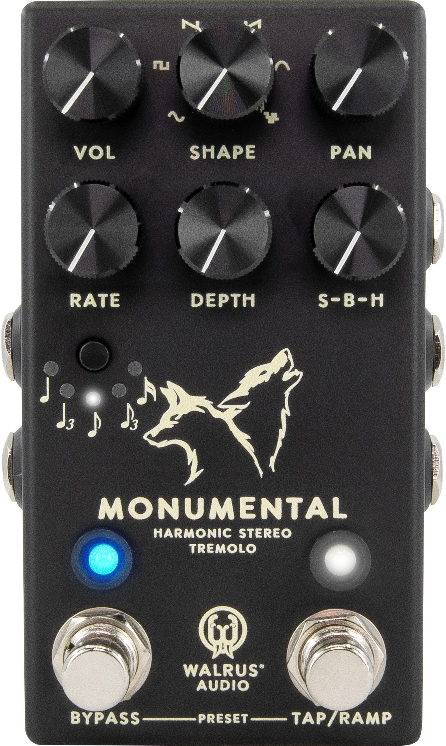 Walrus Audio Monumental Harmonic Stereo Tremolo Pedal 2 Walrus Audio Monumental Harmonic Stereo Tremolo Pedal