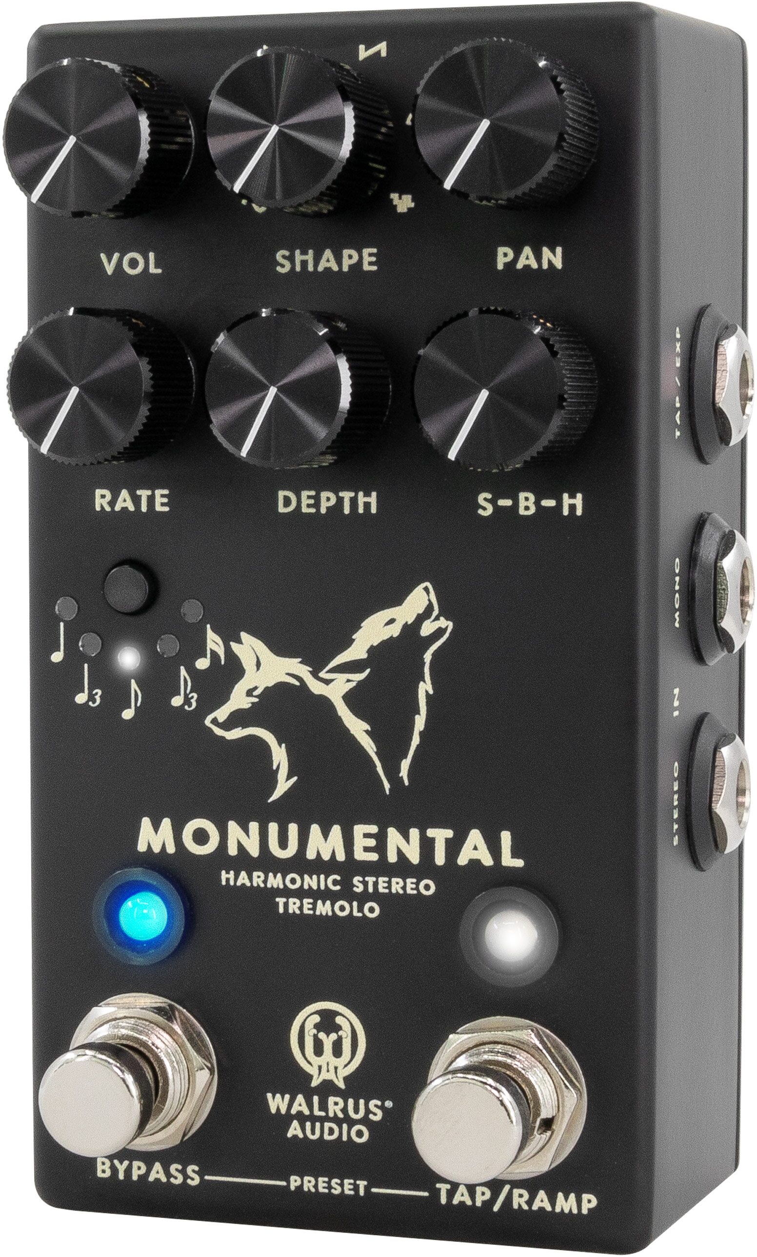 Walrus Audio Monumental Harmonic Stereo Tremolo Pedal 4 Walrus Audio Monumental Harmonic Stereo Tremolo Pedal