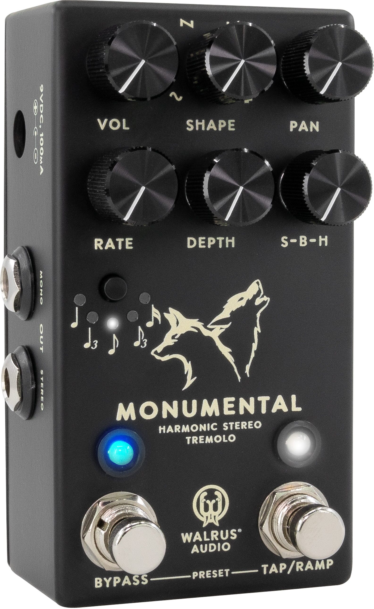 Walrus Audio Monumental Harmonic Stereo Tremolo Pedal 5 Walrus Audio Monumental Harmonic Stereo Tremolo Pedal