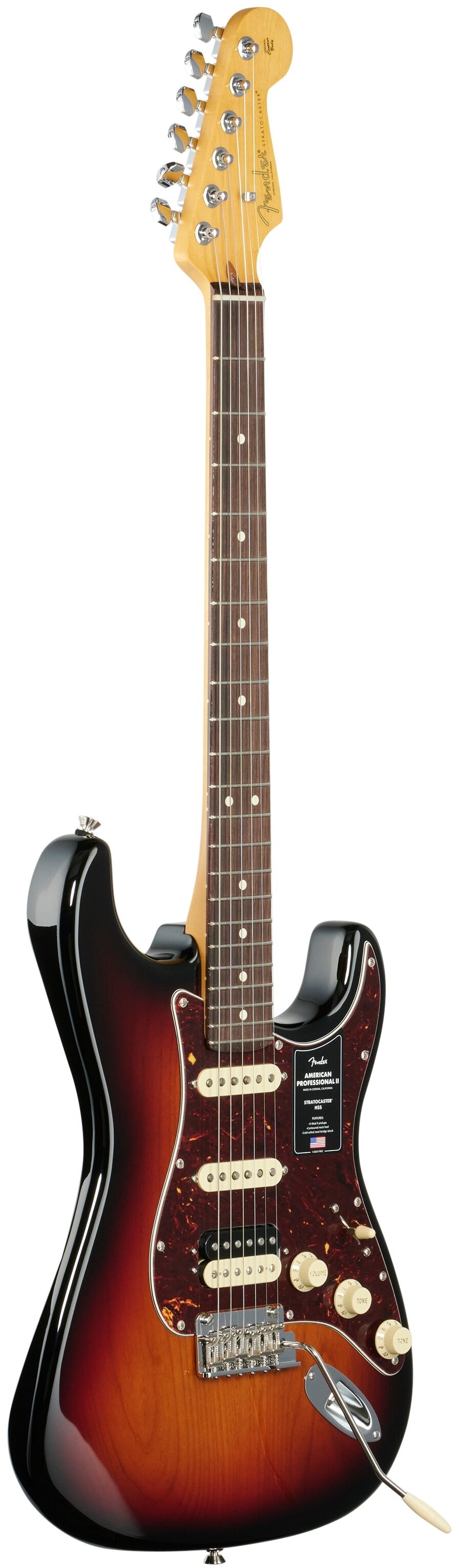 Fender American Pro II HSS Stratocaster Electric Guitar, Rosewood Fingerboard (with Case) 6 Fender American Pro II HSS Stratocaster Electric Guitar, Rosewood Fingerboard (with Case)